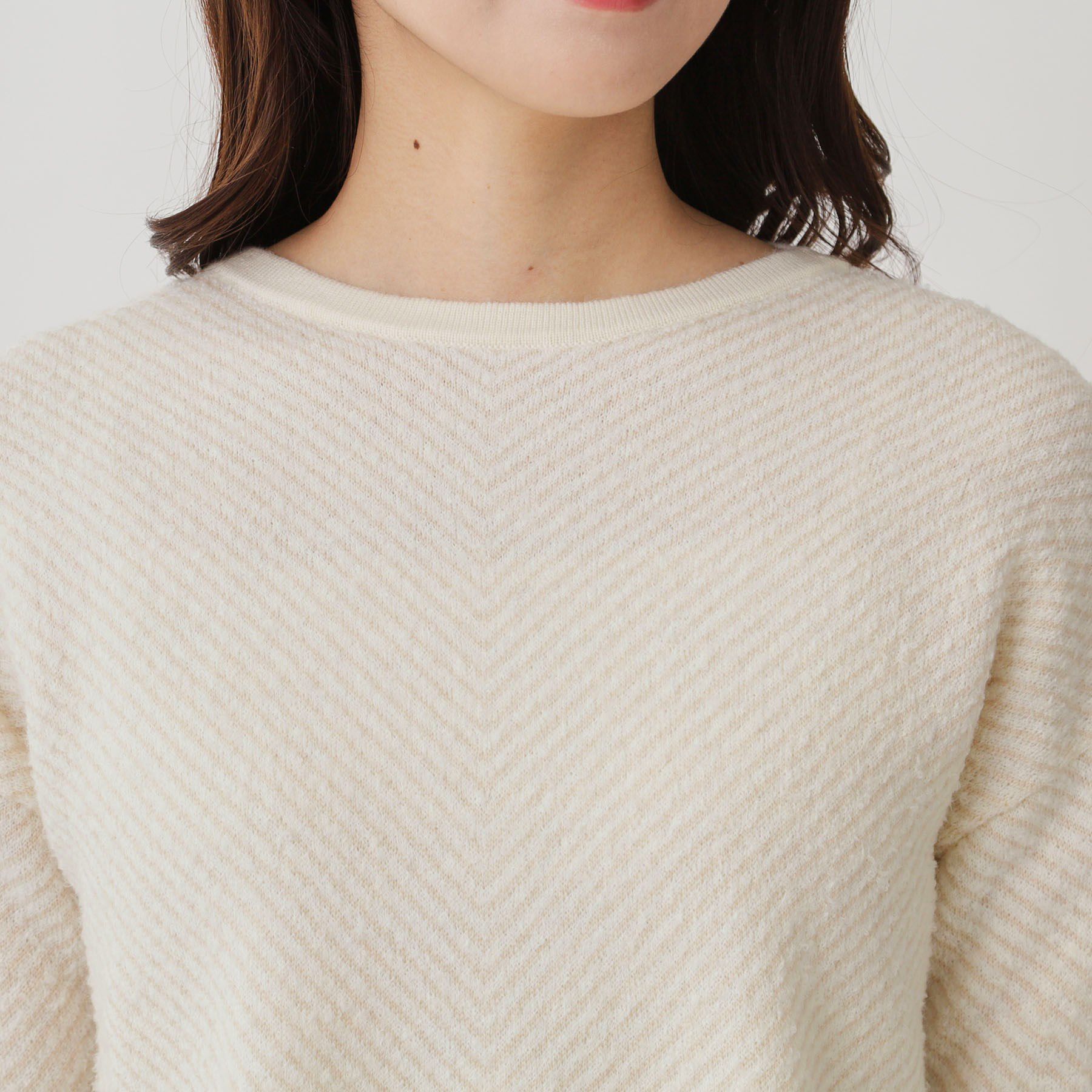 COUP DE CHANCE「【手洗い可】ジャガートニットトップス」|ニット・セーター|