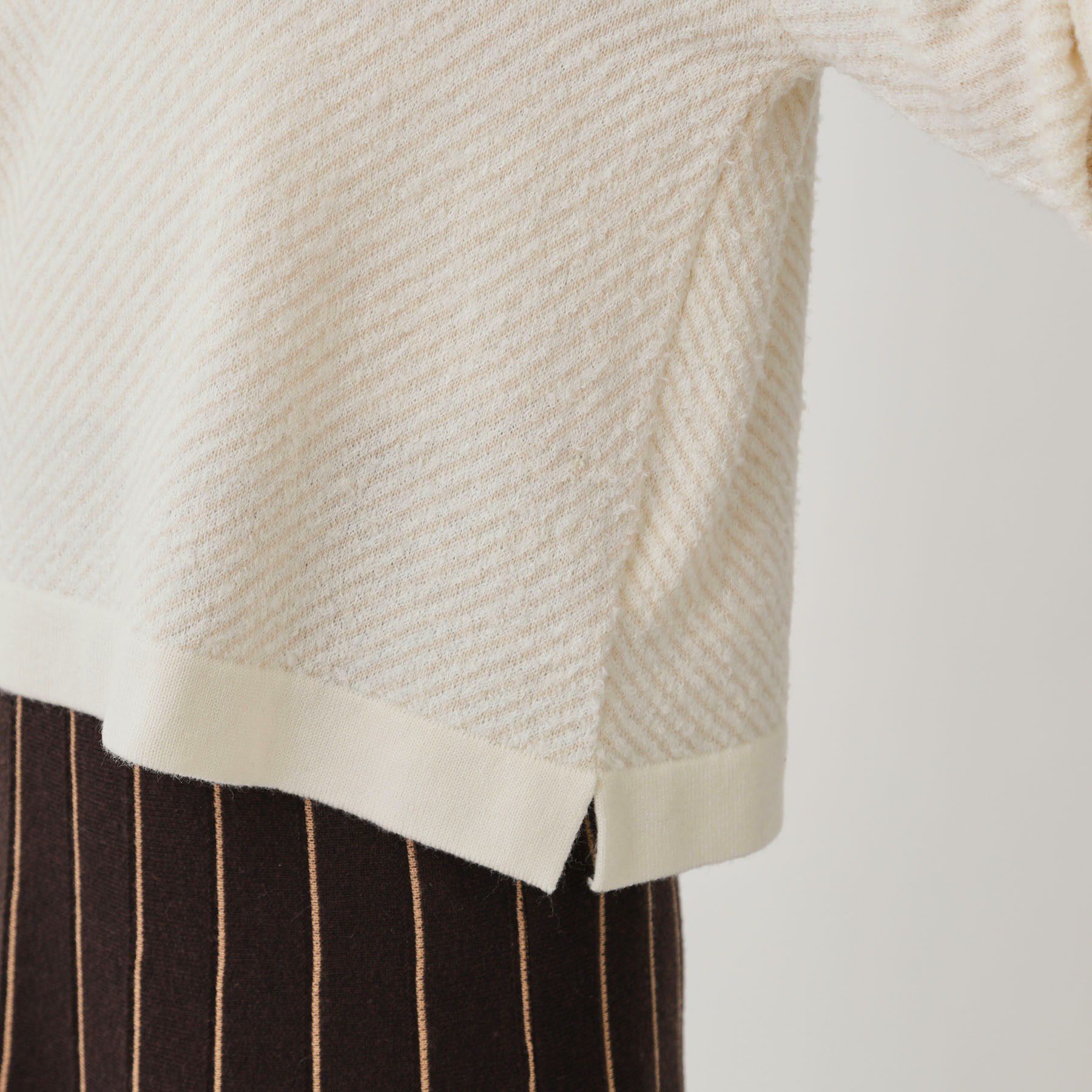 COUP DE CHANCE「【手洗い可】ジャガートニットトップス」|ニット・セーター|