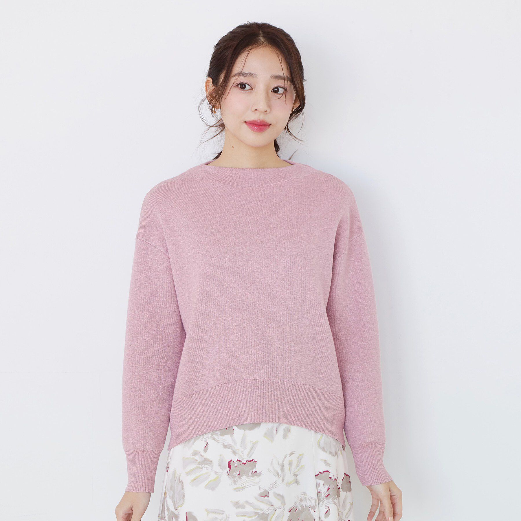 COUP DE CHANCE「【手洗い可】ラメ混ニットトップス」|ニット・セーター|