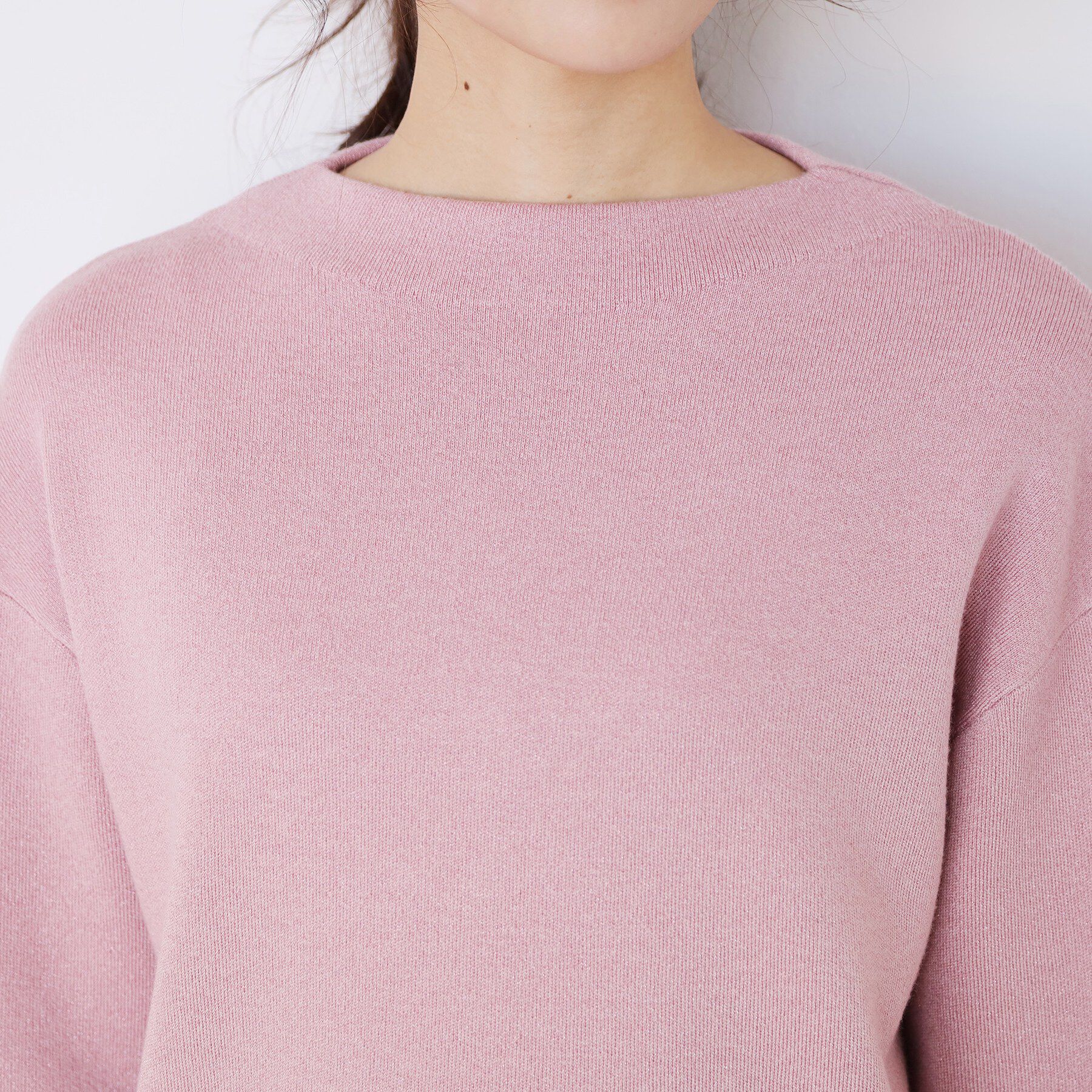 COUP DE CHANCE「【手洗い可】ラメ混ニットトップス」|ニット・セーター|