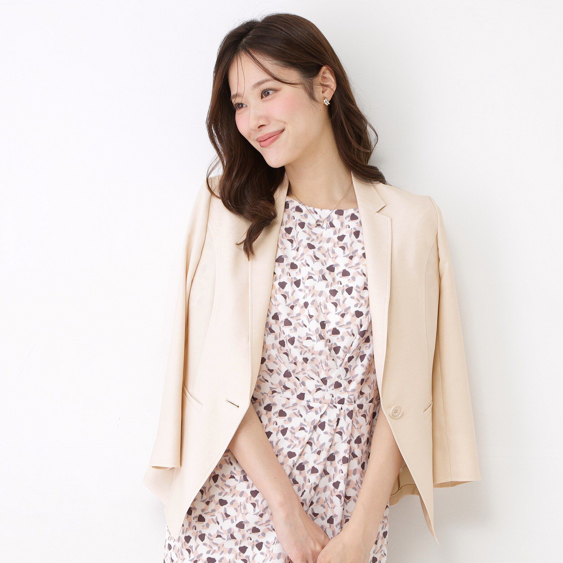 COUP DE CHANCE「【手洗い可／日本製／接触冷感】リネンライクテーラードジャケット」|テーラードジャケット|