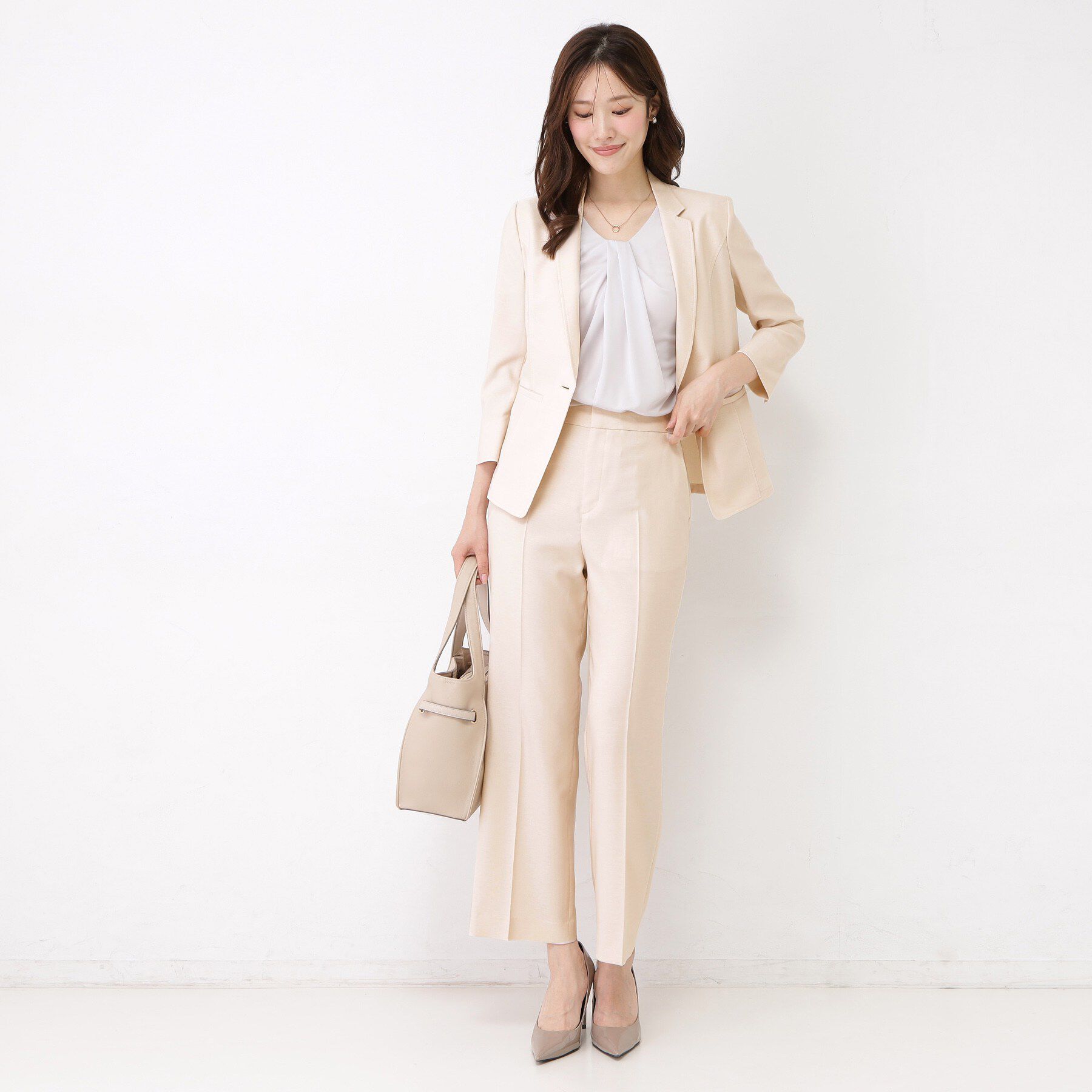 COUP DE CHANCE「【手洗い可／日本製／接触冷感】リネンライクテーラードジャケット」|テーラードジャケット|