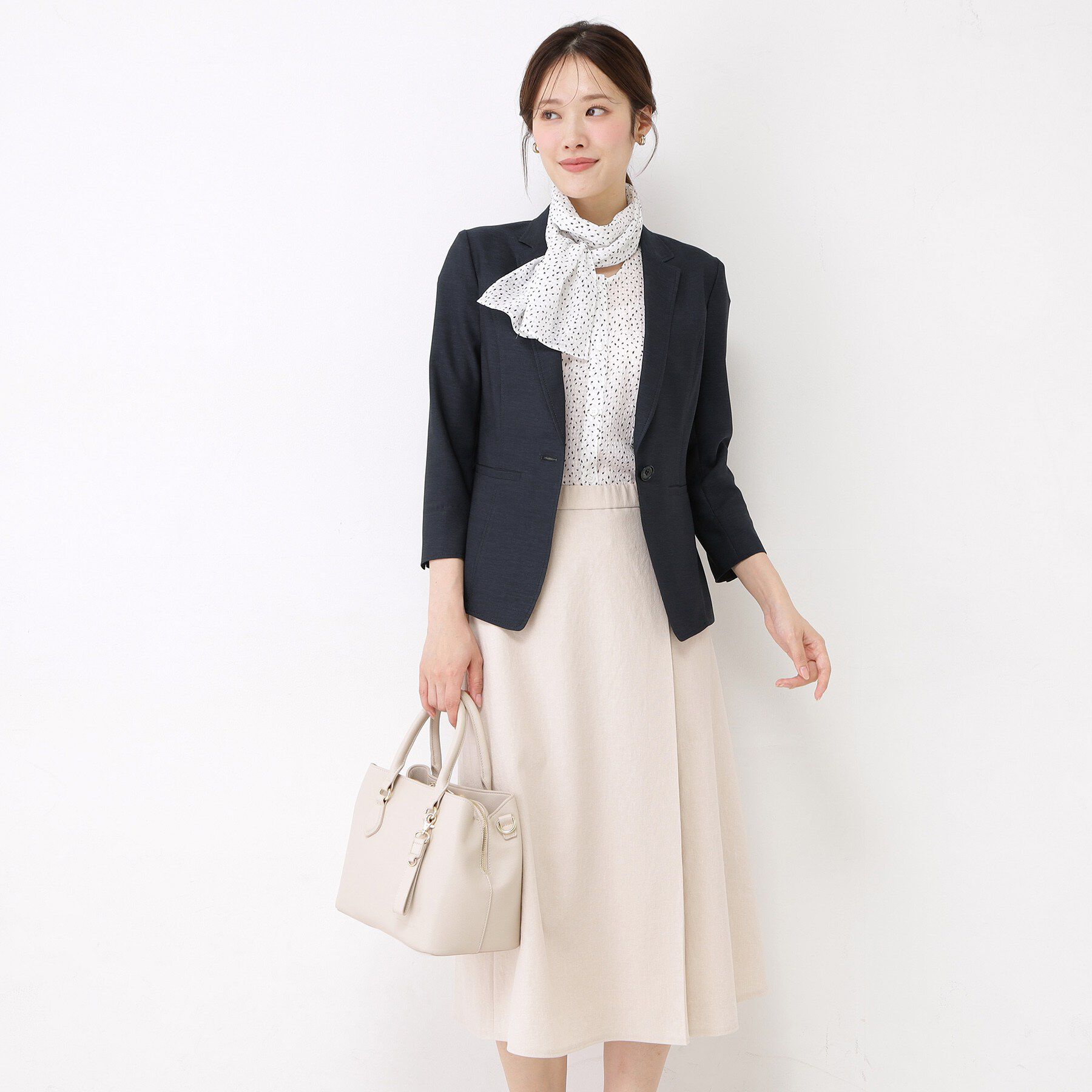 COUP DE CHANCE「【手洗い可／日本製／接触冷感】リネンライクテーラードジャケット」|テーラードジャケット|