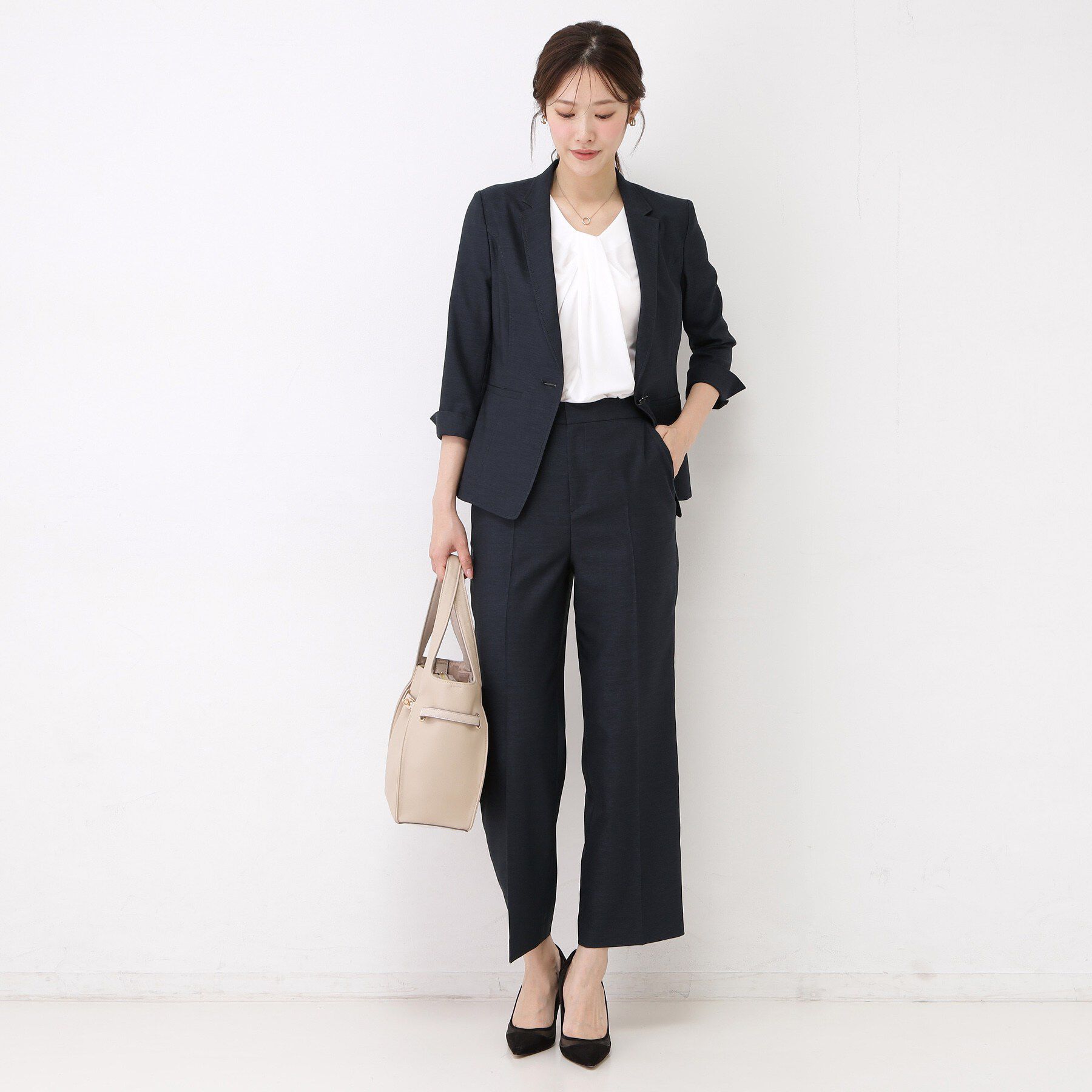 COUP DE CHANCE「【手洗い可／日本製／接触冷感】リネンライクテーラードジャケット」|テーラードジャケット|