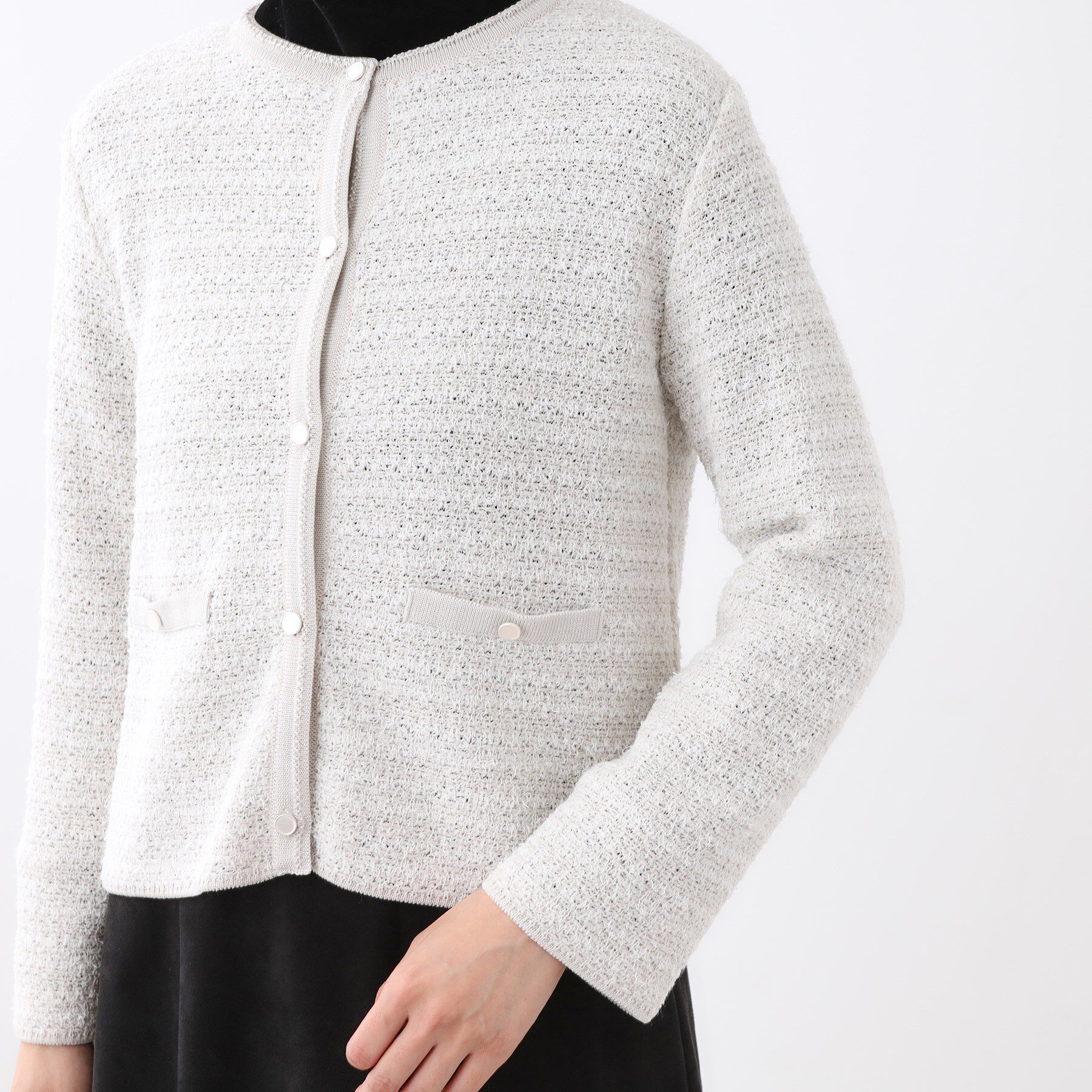 Reflect「【ライトアウター／ゆったりシルエット／気軽な羽織に◎】ドライタッチカーディガン」|カーディガン|
