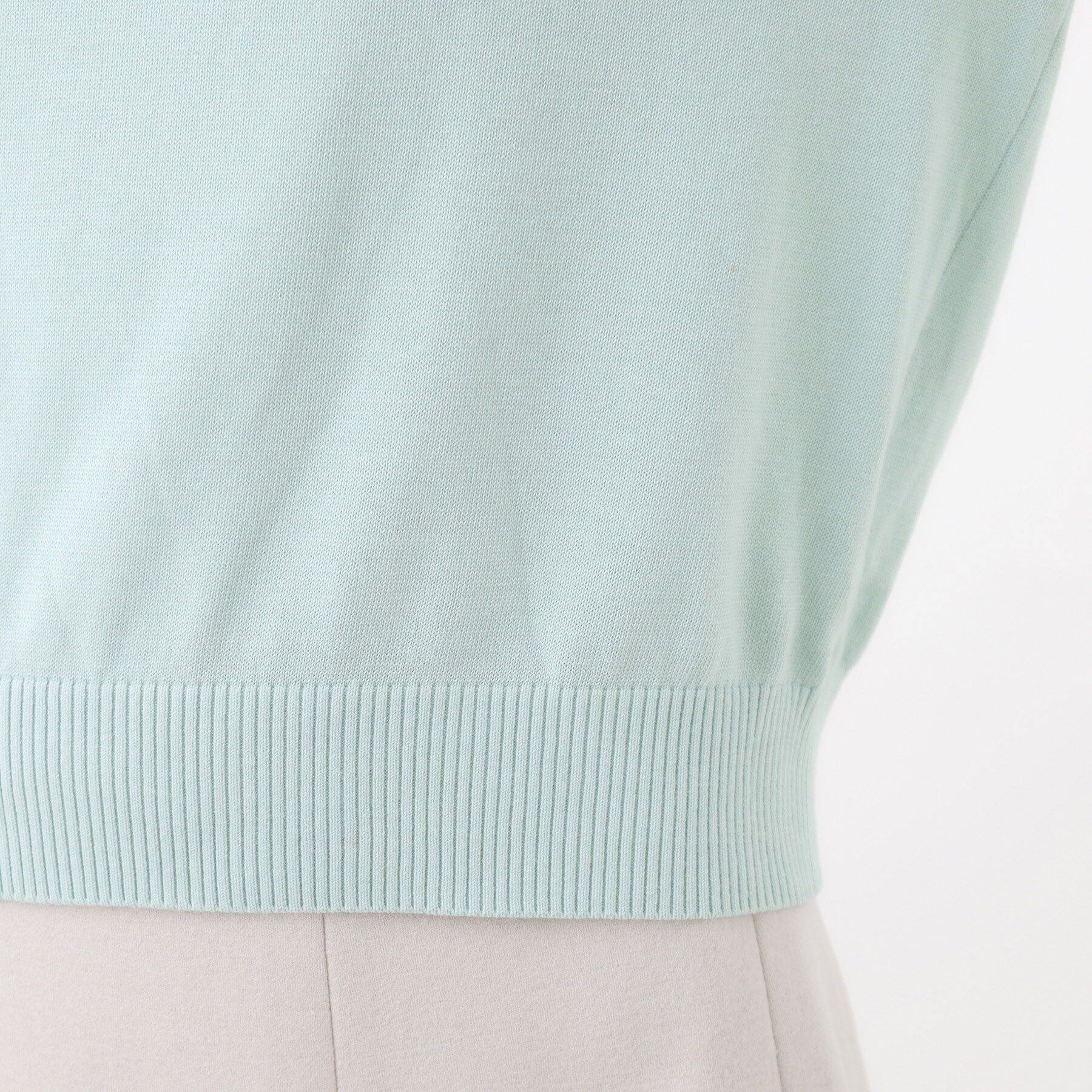 Reflect「【秋映え／重ね着風スタイルに◎】フリルプリーツスリーブニット」|ニット・セーター|