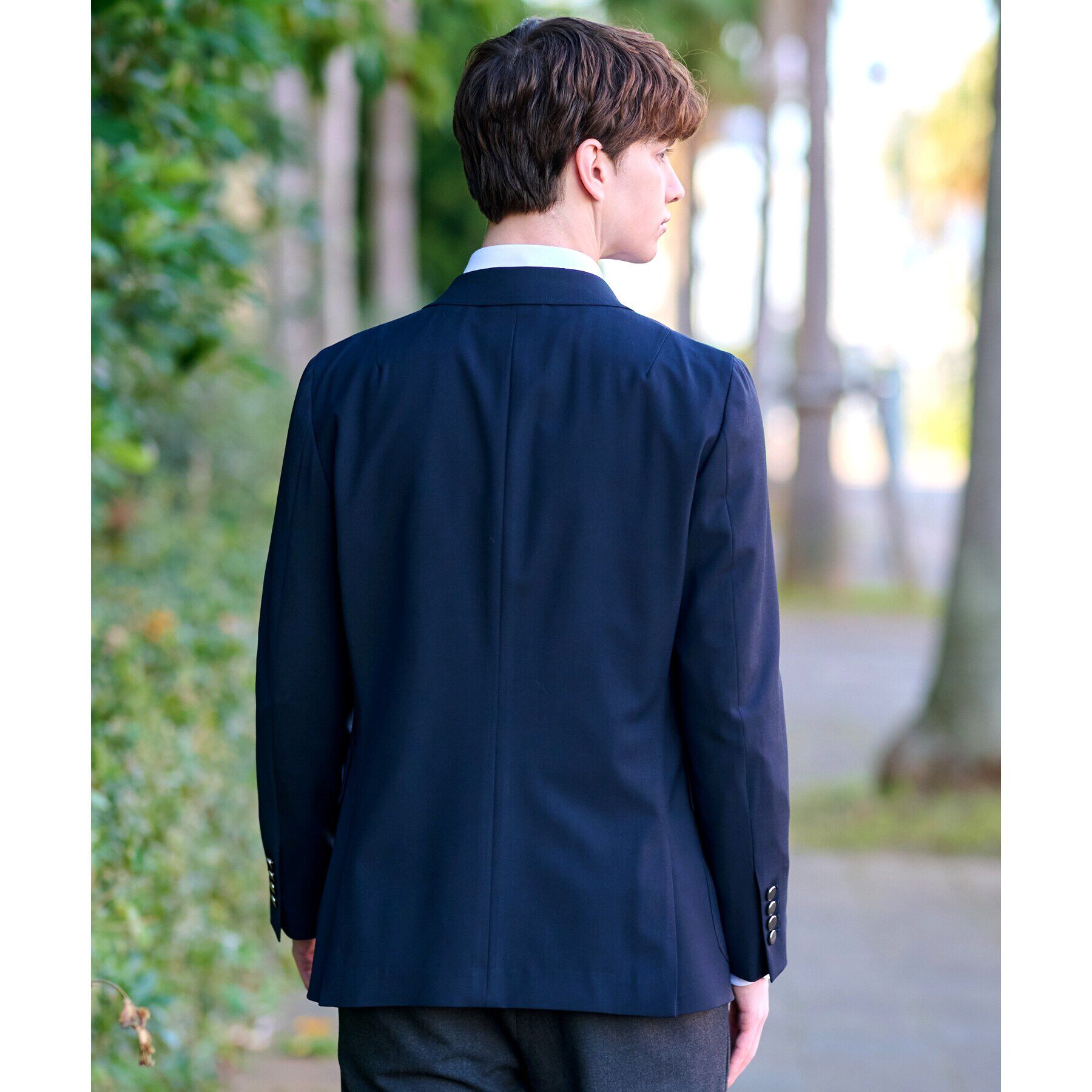 DRESSTERIOR「SUPER120&rsquo;S ネイビーブレザー」|テーラードジャケット|