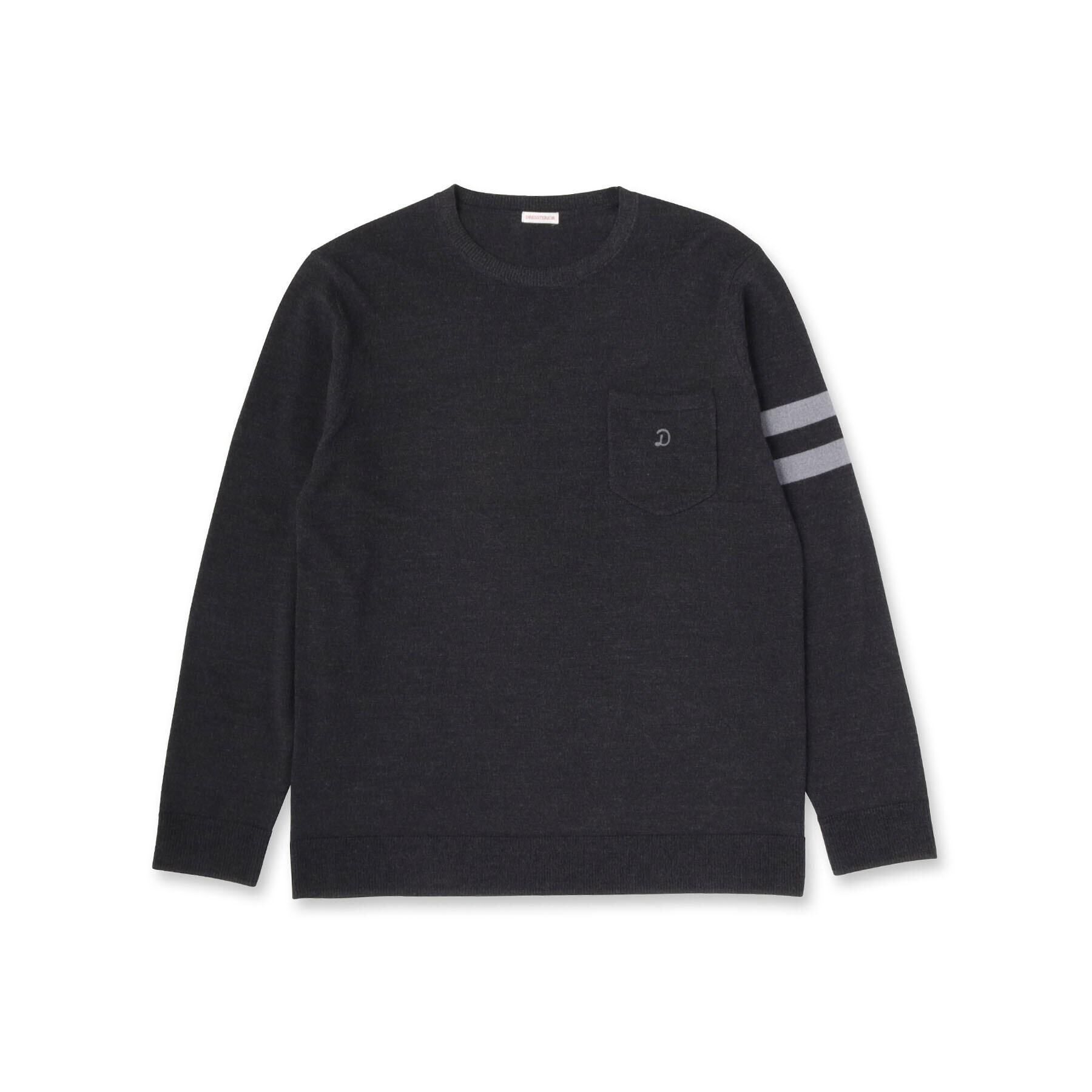 DRESSTERIOR「ウォッシャブルファインメリノ クルーネックニット」|ニット・セーター|