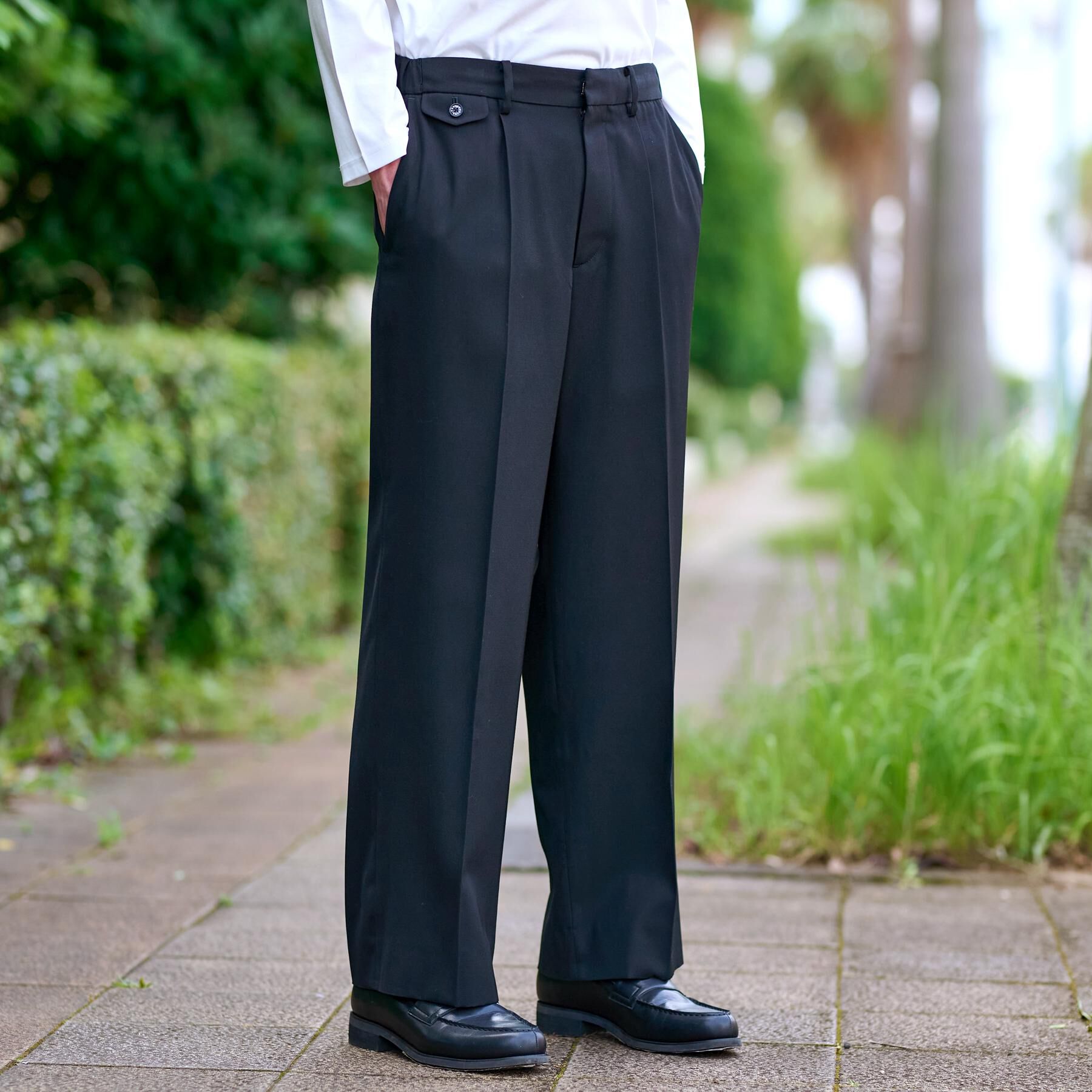 DRESSTERIOR「【セットアップ可】クリアーカルゼ SET UP ワイドパンツ」|その他|