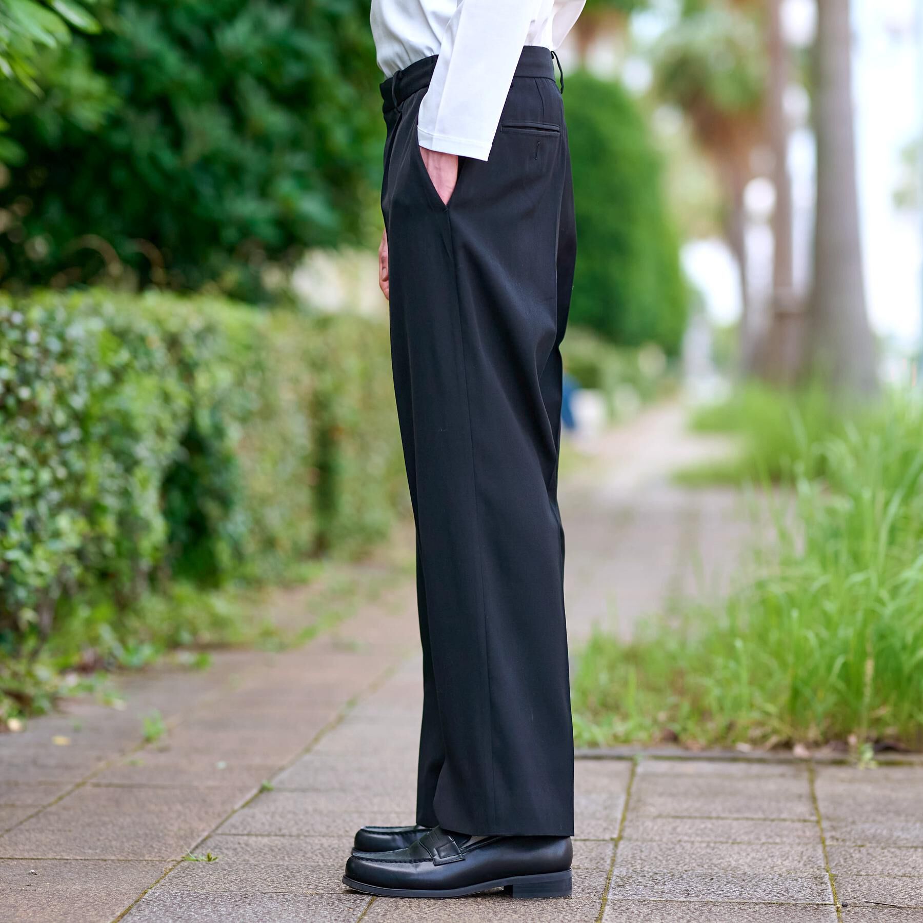 DRESSTERIOR「【セットアップ可】クリアーカルゼ SET UP ワイドパンツ」|その他|