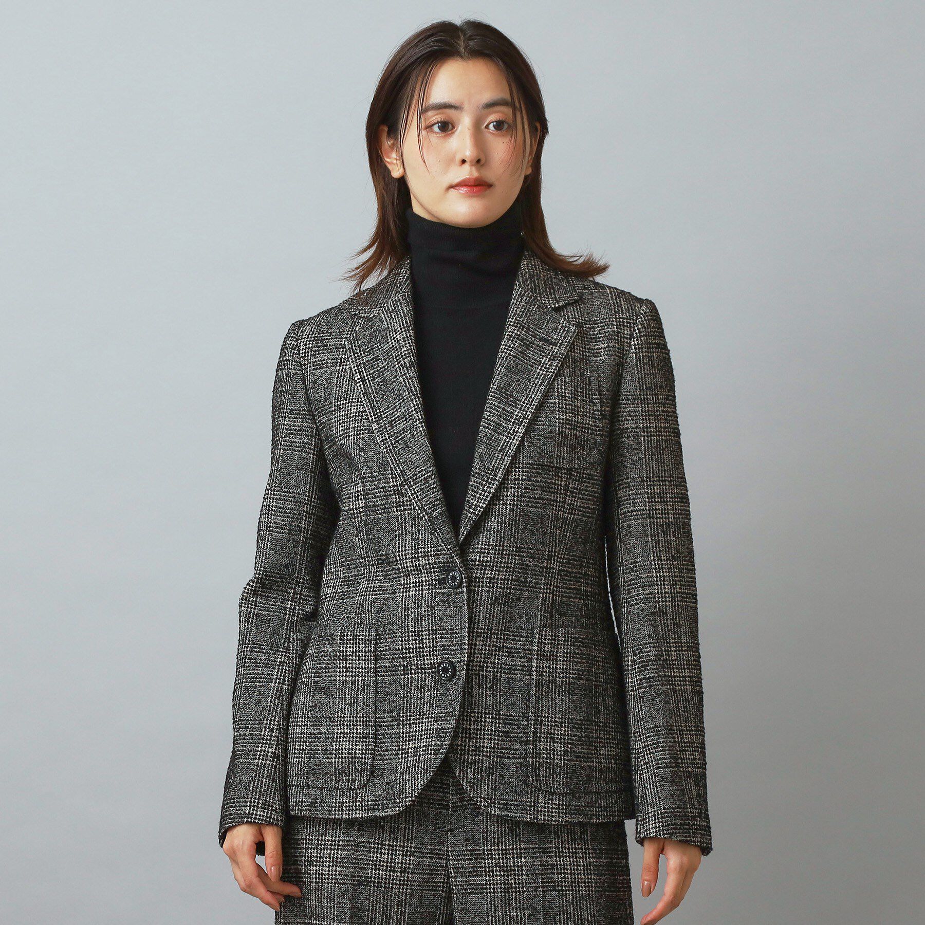 DRESSTERIOR「ループグレンチェックジャケット」|テーラードジャケット|