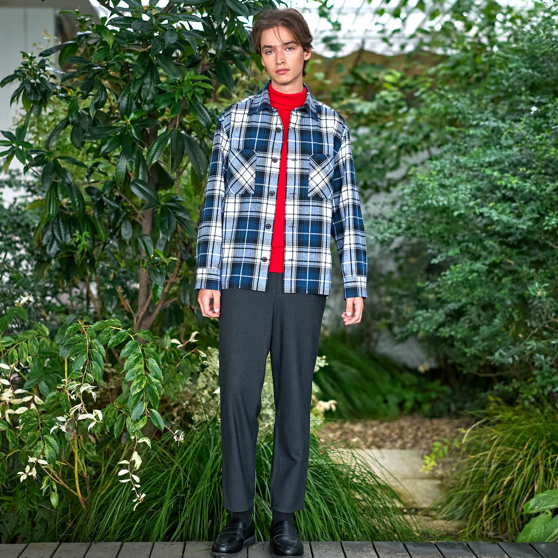 DRESSTERIOR「タータンチェック CPOシャツブルゾン」|シャツ・ブラウス|