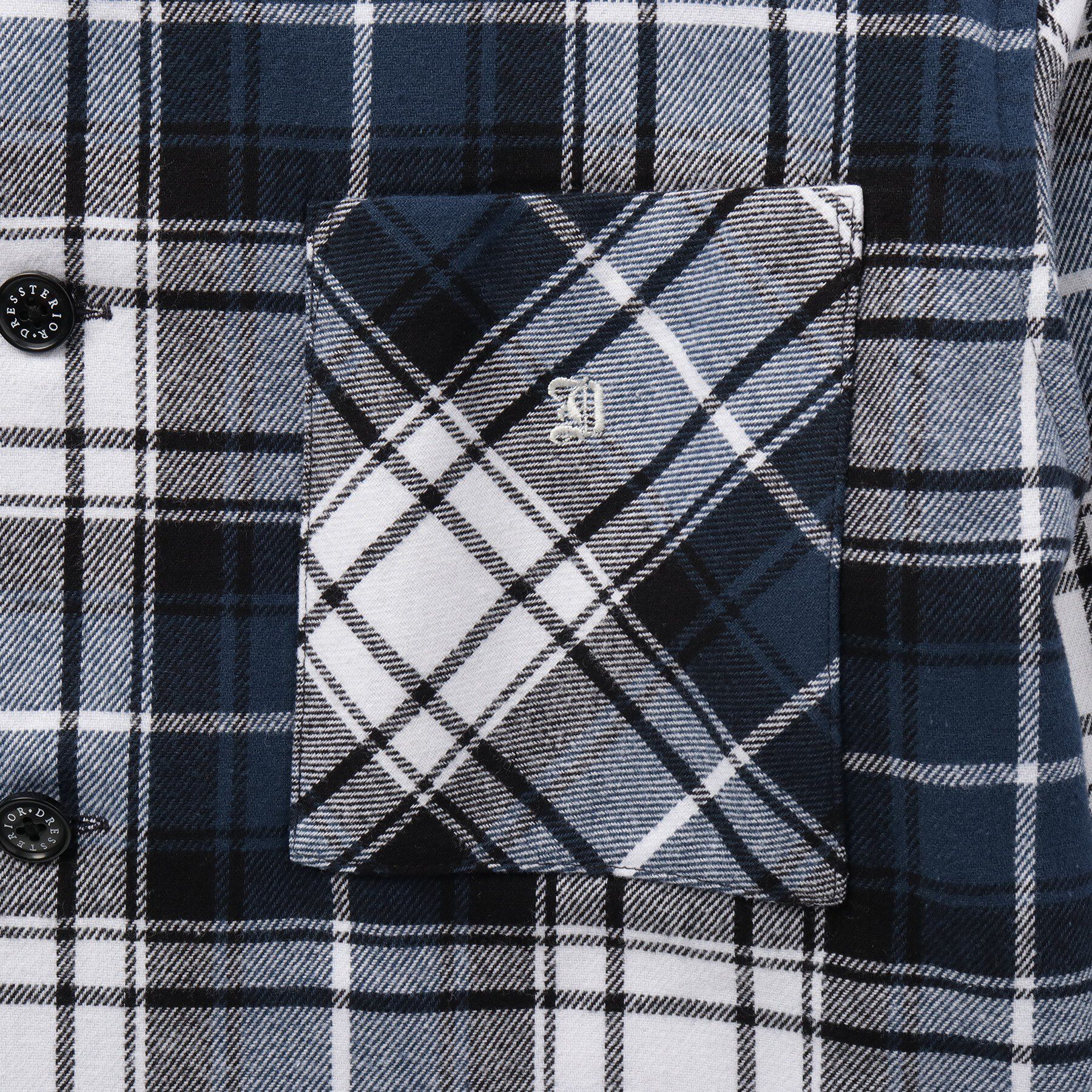 DRESSTERIOR「タータンチェック CPOシャツブルゾン」|シャツ・ブラウス|