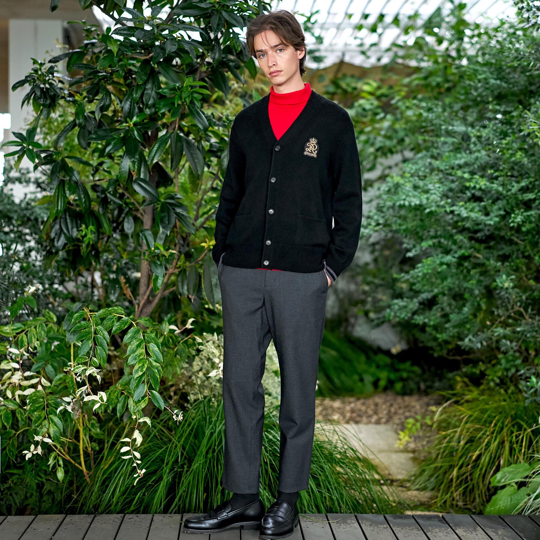 DRESSTERIOR「ウォッシャブル エンブレムカーディガン」|カーディガン|