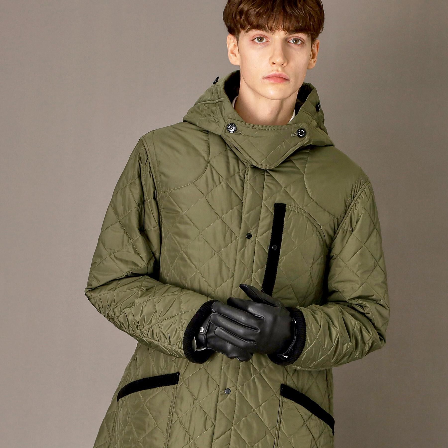 DRESSTERIOR「キルティング フーデット コート」|ダウン|