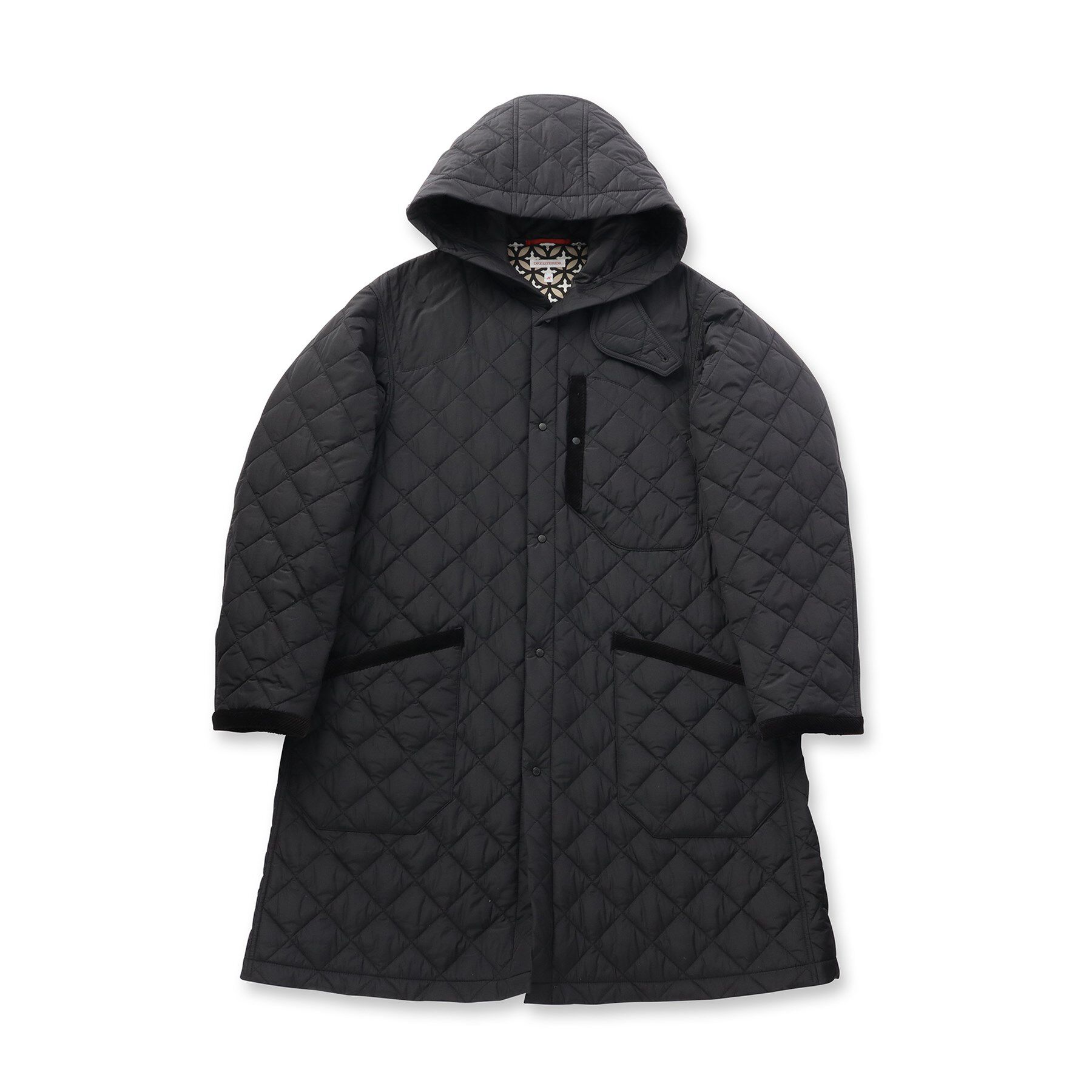 DRESSTERIOR「キルティング フーデット コート」|ダウン|
