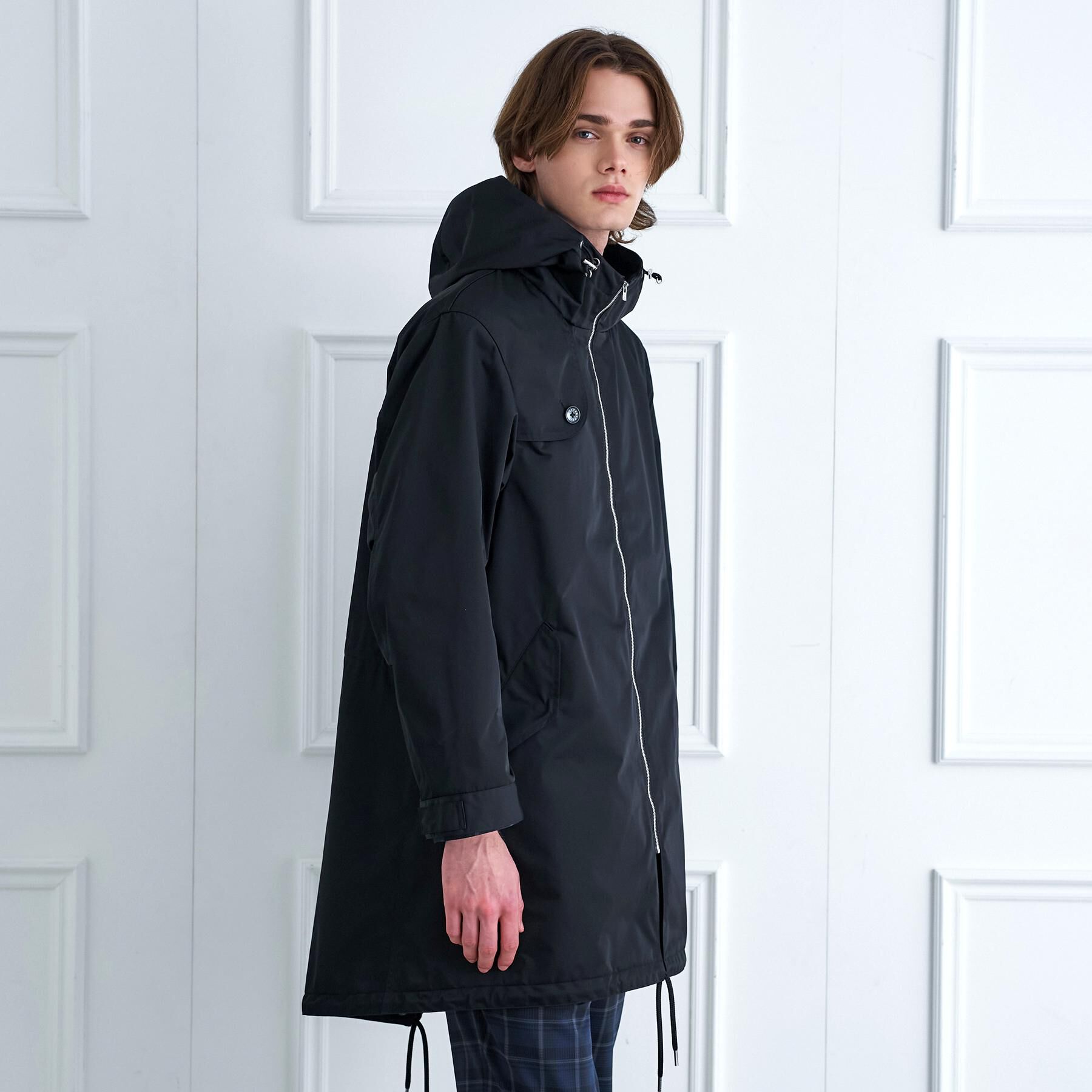 DRESSTERIOR「【撥水素材】レインプルーフ フーデッドコート」|その他|