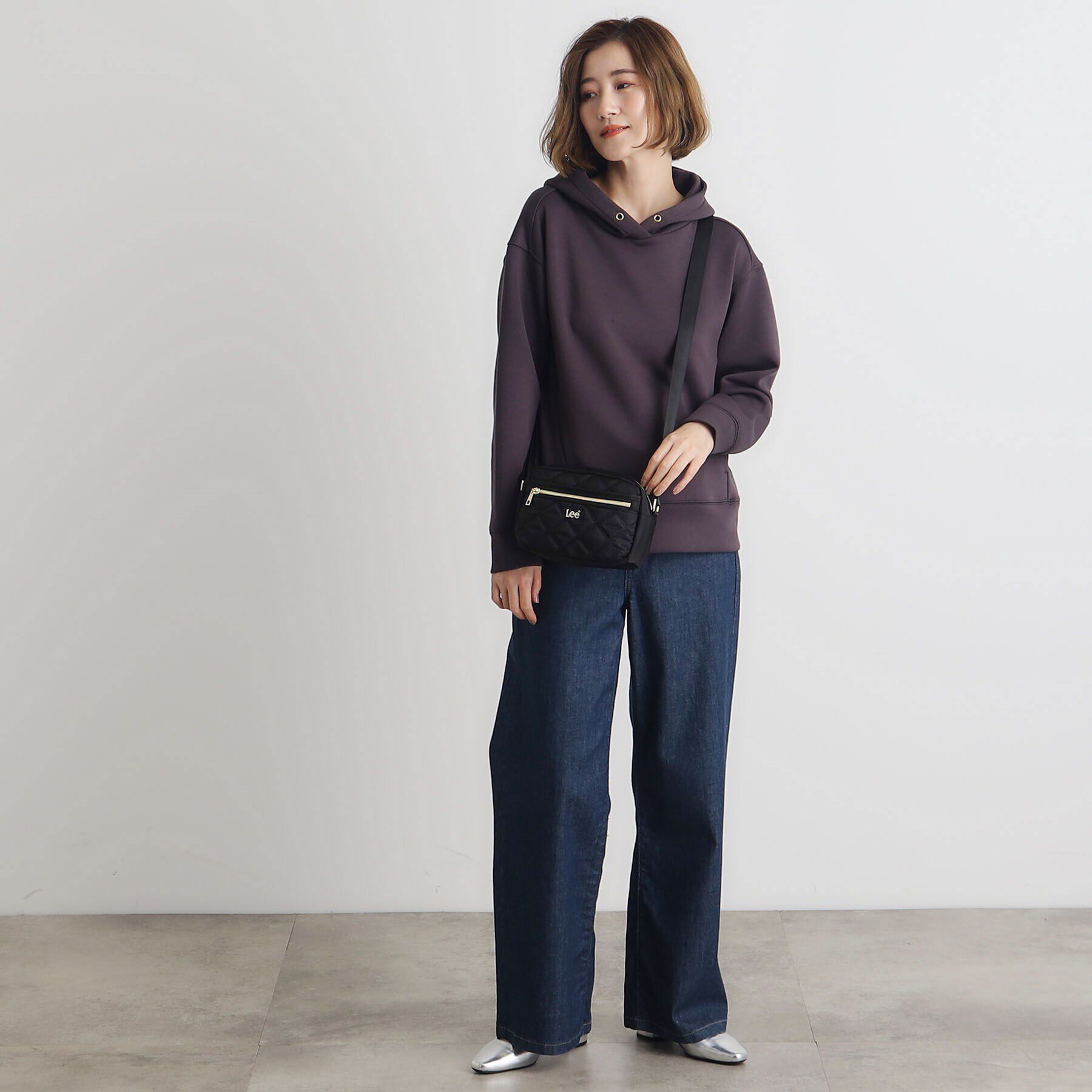 grove「【Lee別注】撥水キルトスクエアショルダー」|ショルダー・メッセンジャー|