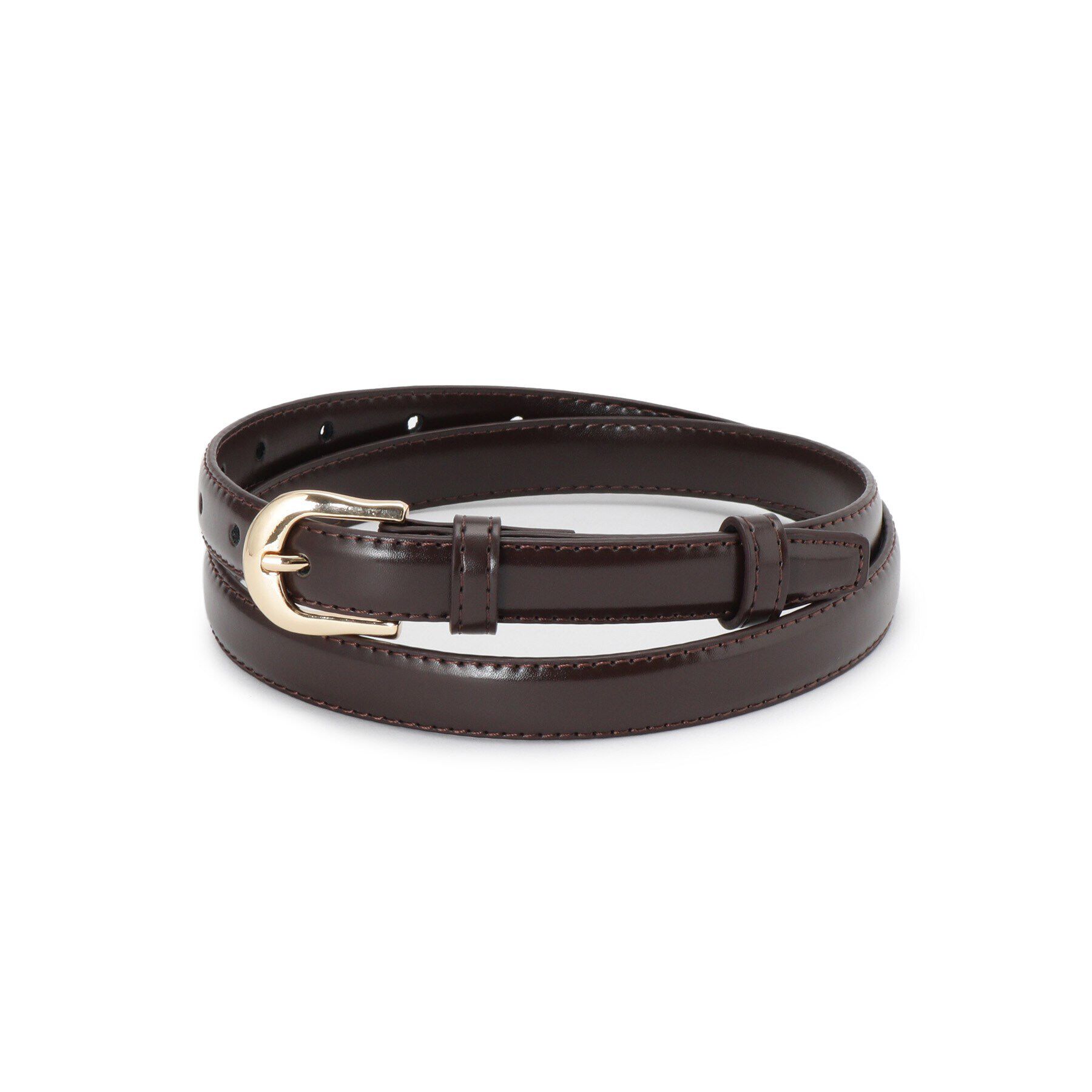 grove「メタルバックルベルト」|ベルト|モカブラウン(042