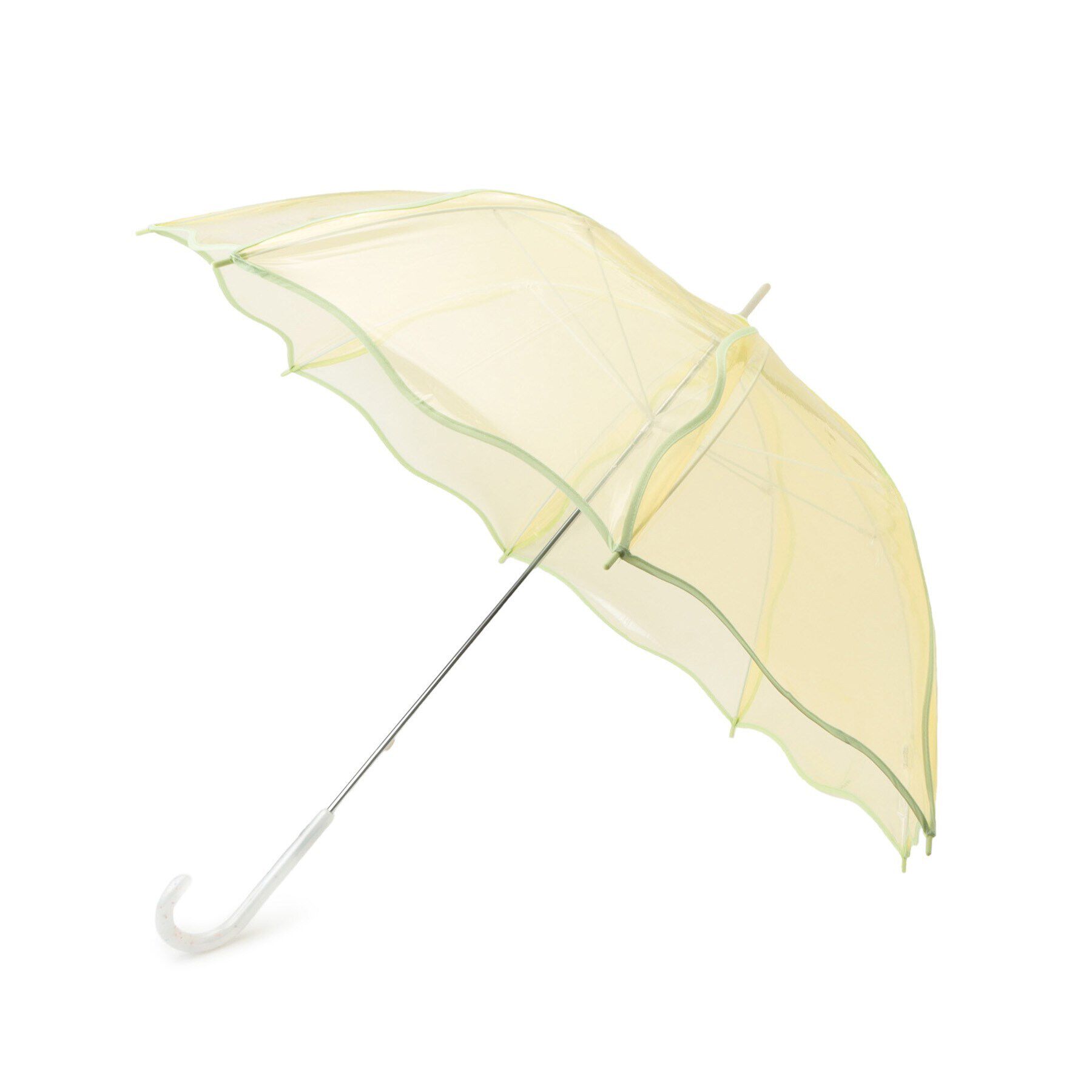 grove「【ビニール傘】ウェービーアンブレラ 雨傘 長傘」|傘|イエロー(032)