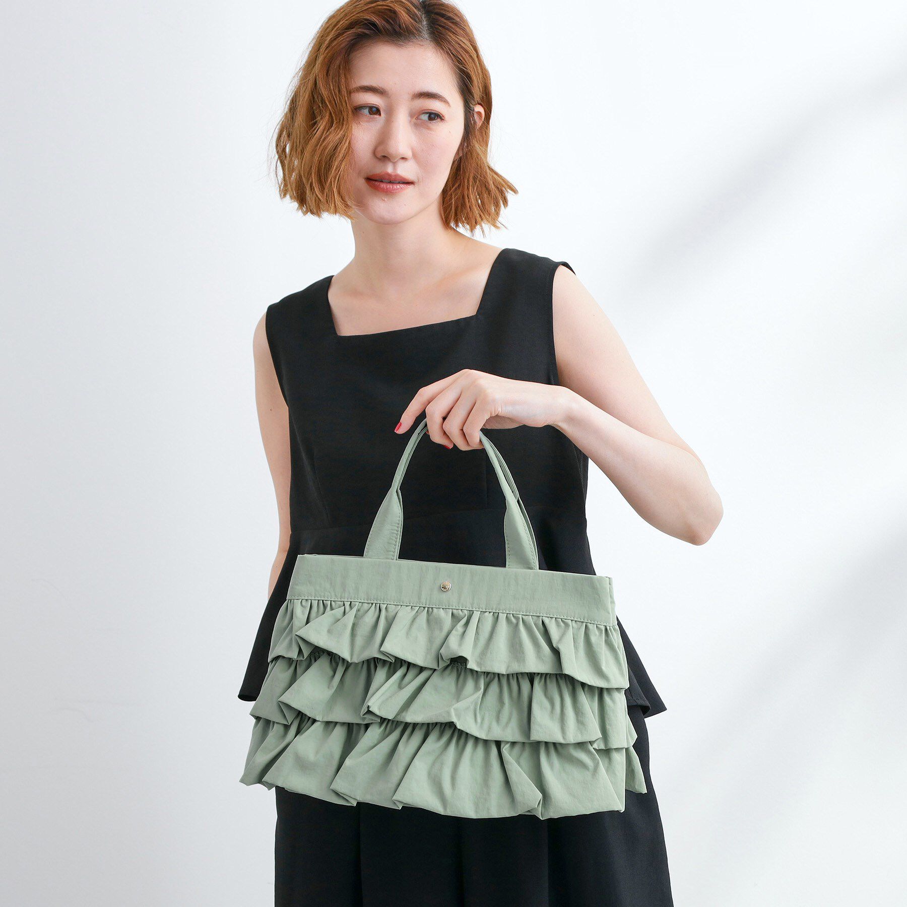 grove「【撥水】ティアード2WAYトート」|トートバッグ|