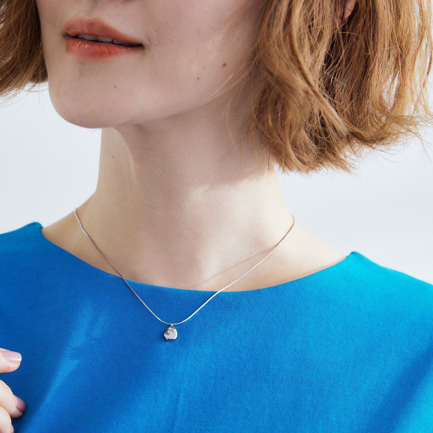 grove「メタルストーンショートネックレス」|ネックレス|