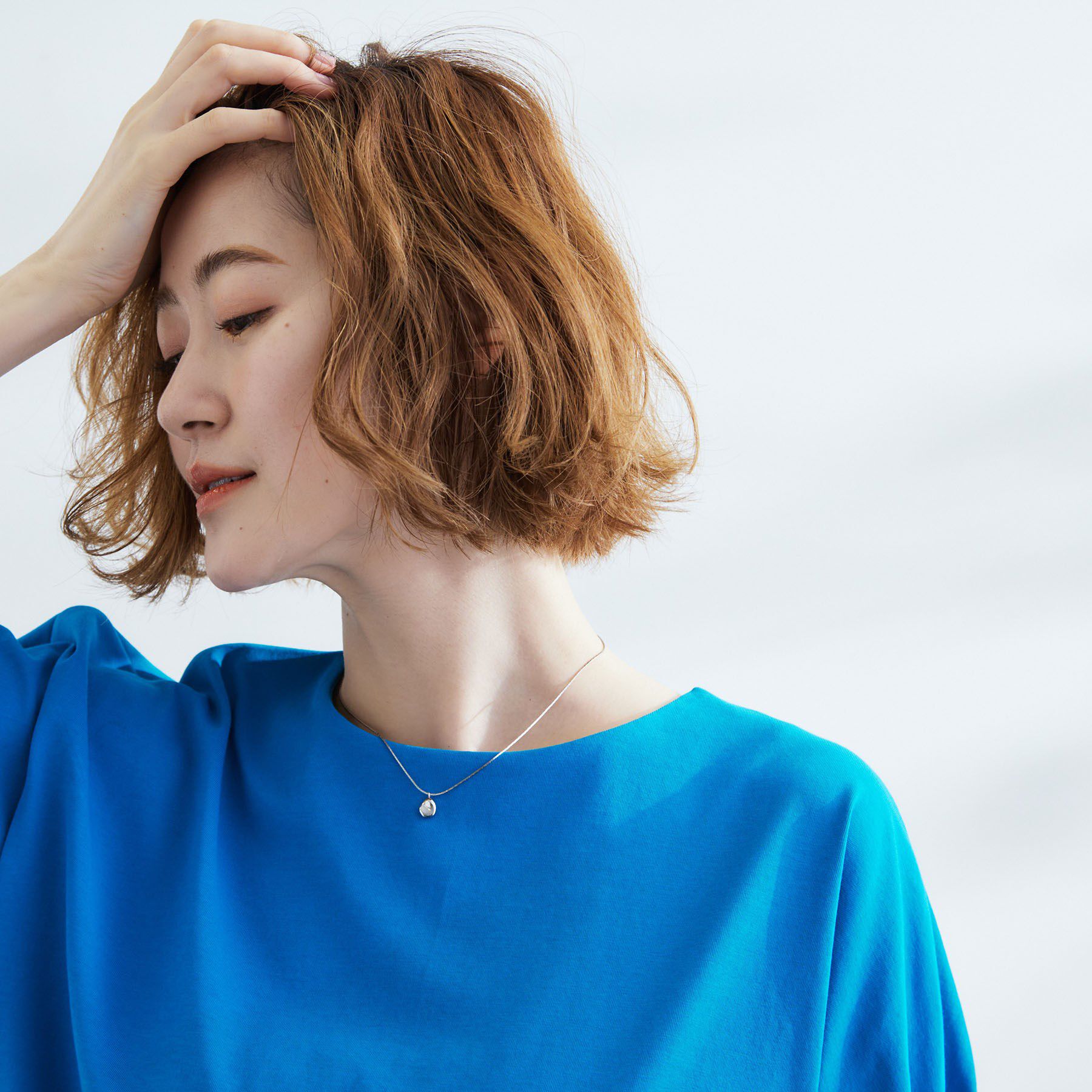 grove「メタルストーンショートネックレス」|ネックレス|