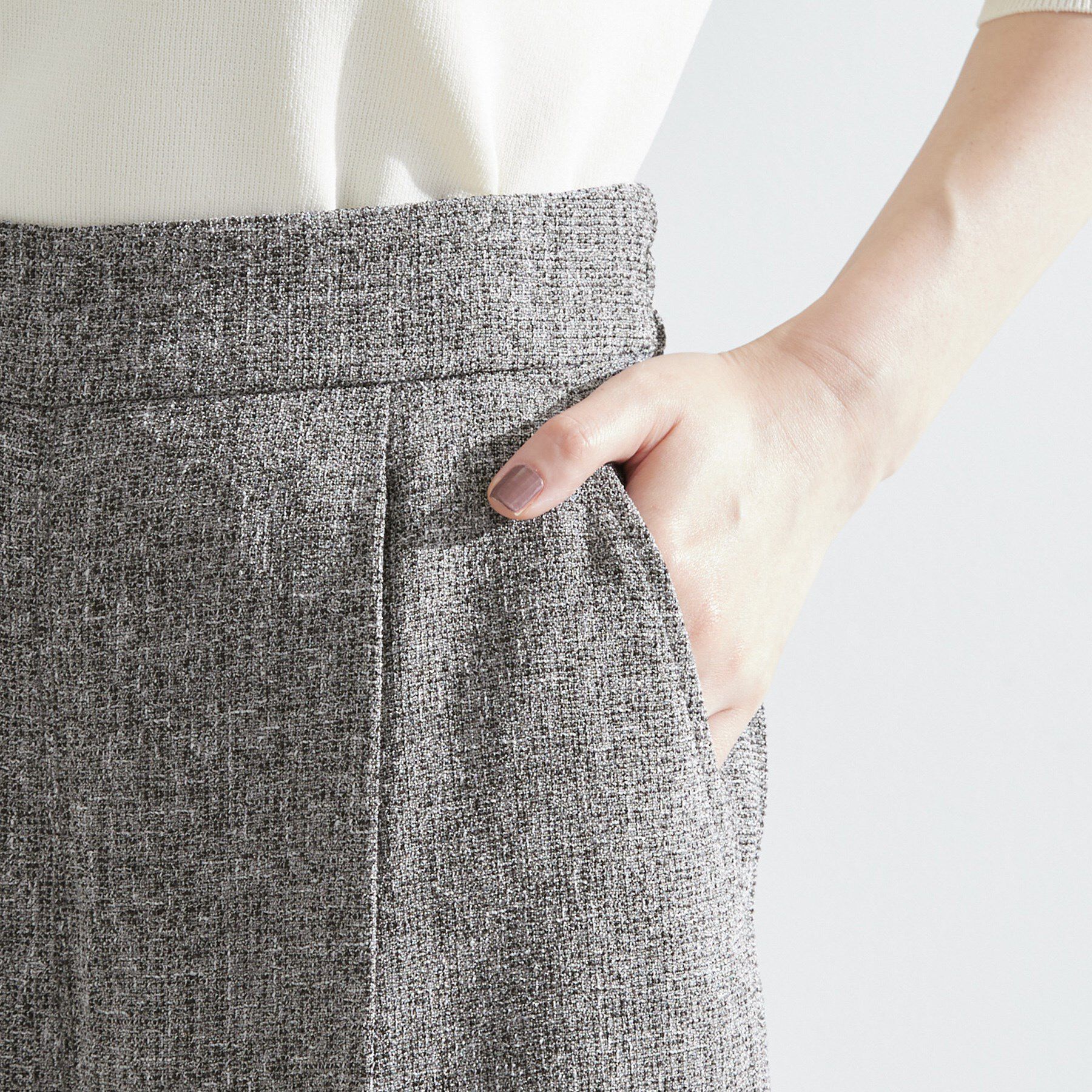 grove「【2点SET/体型カバー】夏から秋まで着まわせる！プリーツビスチェセットアップ」|スーツ|