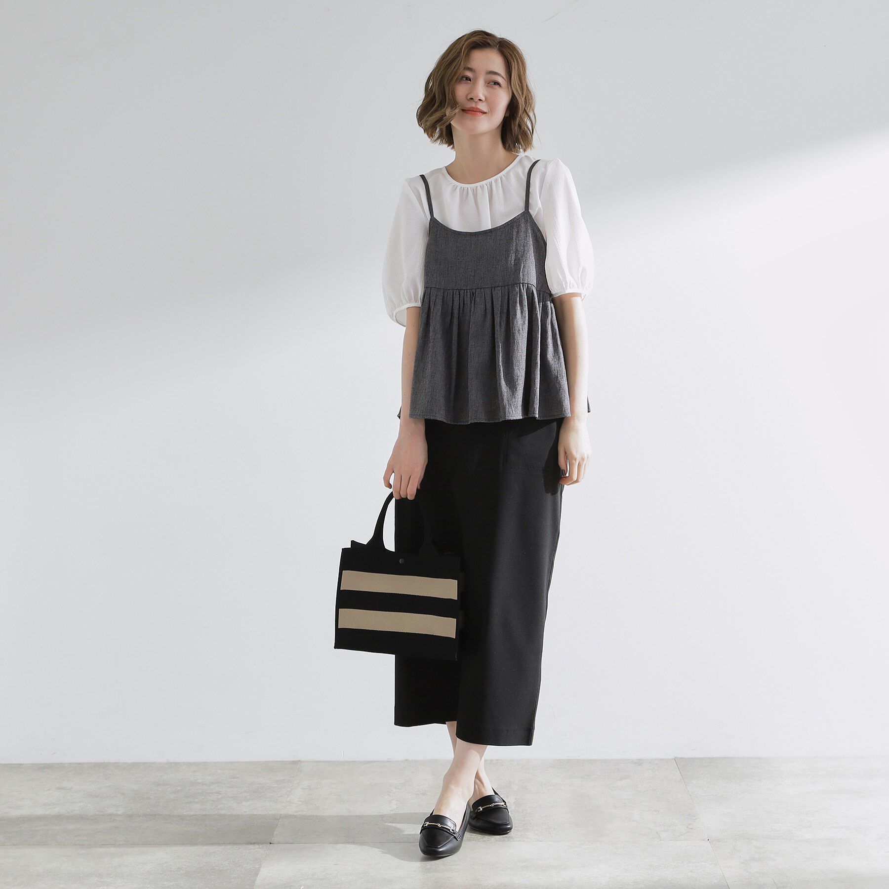 grove「ニットアソート2WAYトート」|トートバッグ|