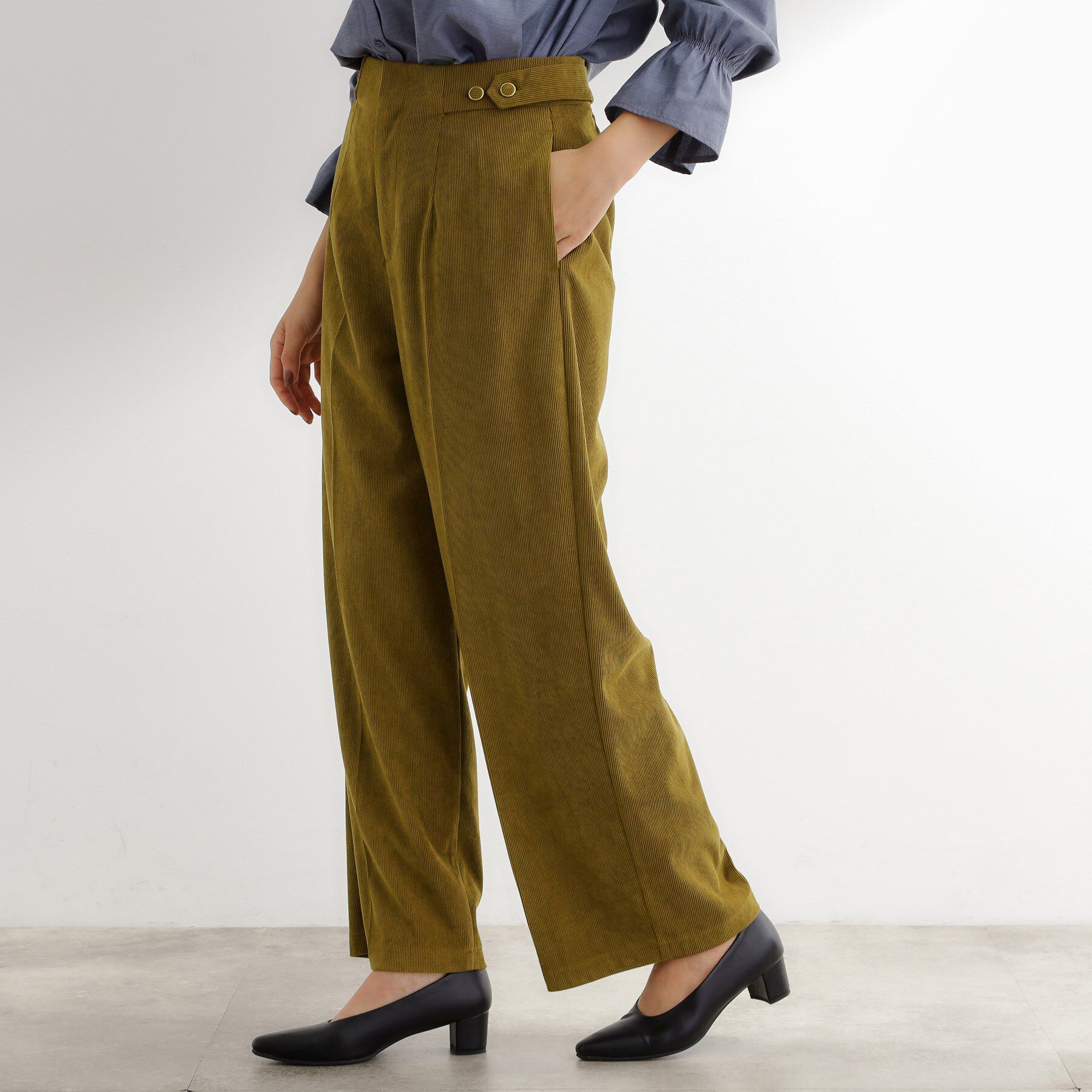 grove「コーデュロイワイドパンツ」|その他|