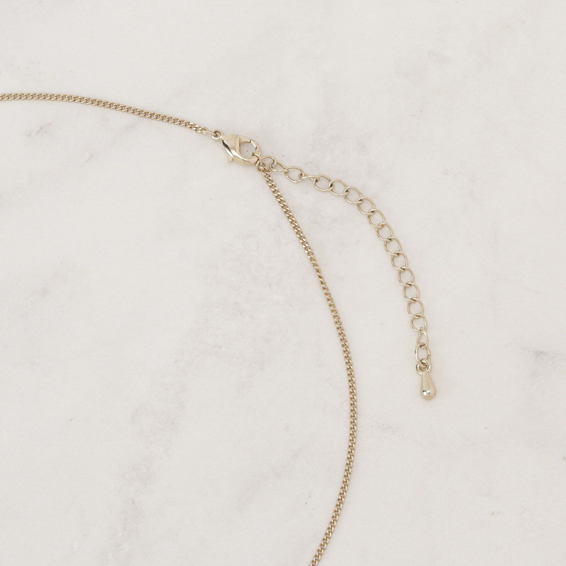 grove「メタルビッグリングフェイクパールネックレス」|ネックレス|