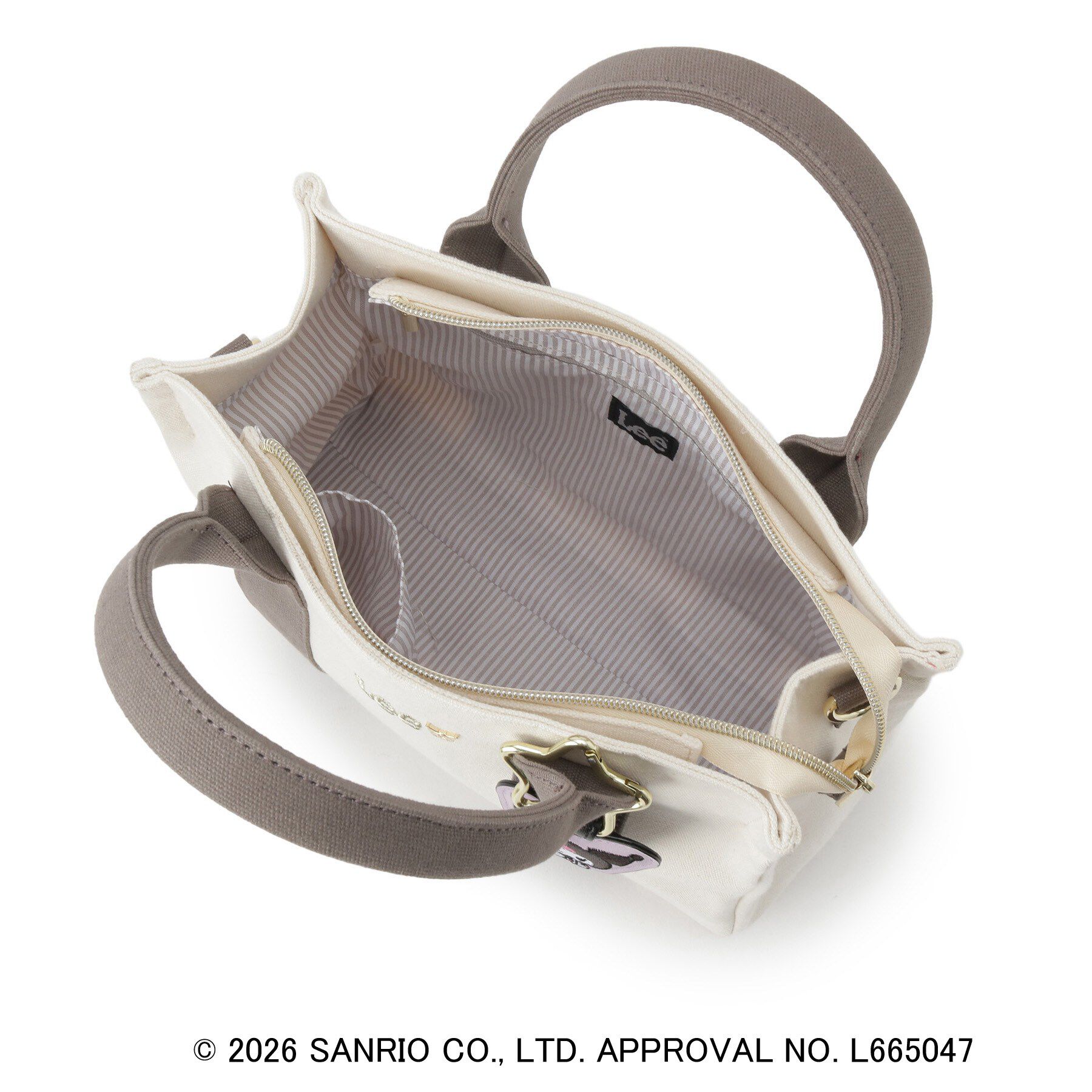 grove「【マイメロディ＆クロミ】Lee別注チャーム付きトート」|トートバッグ|