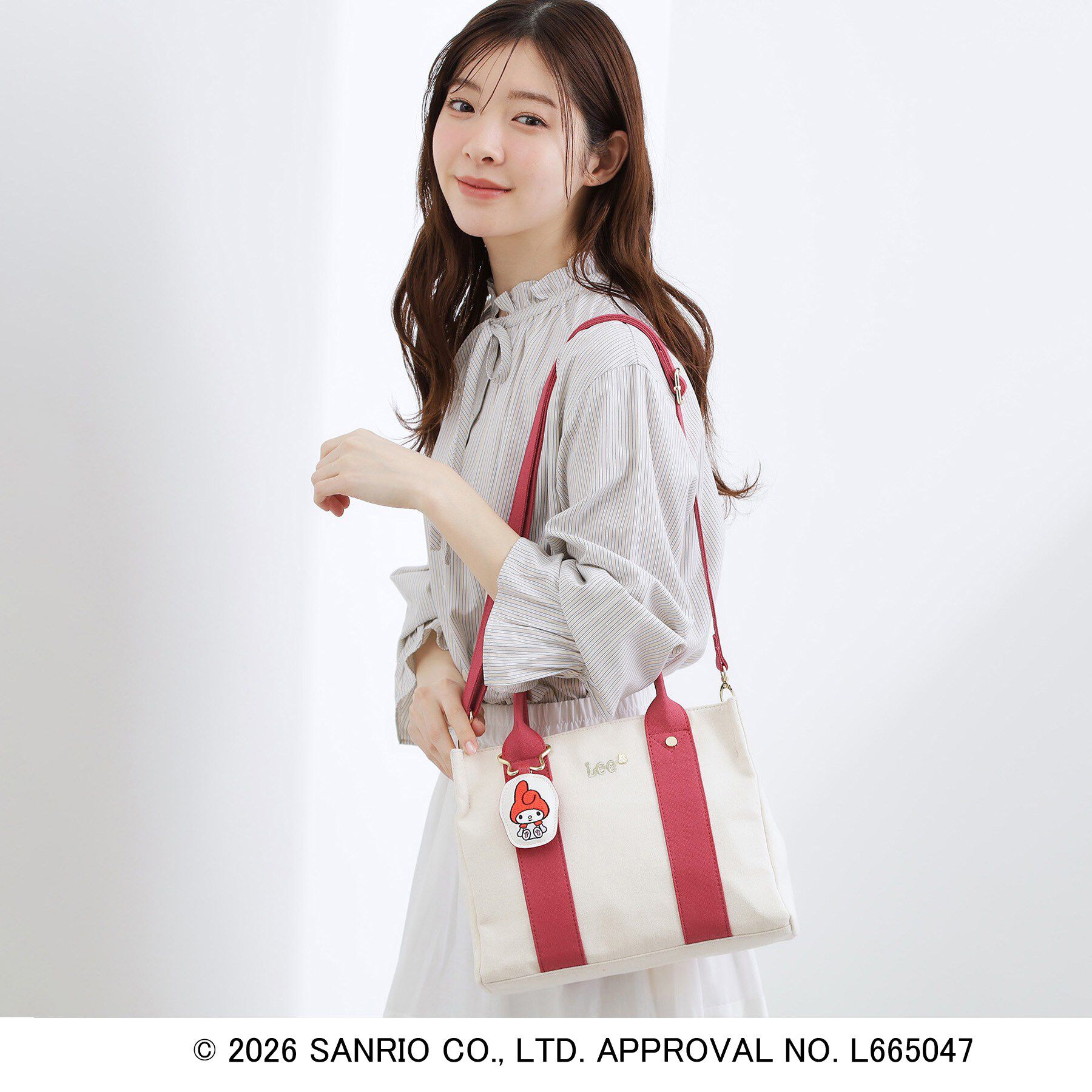 grove「【マイメロディ＆クロミ】Lee別注チャーム付きトート」|トートバッグ|