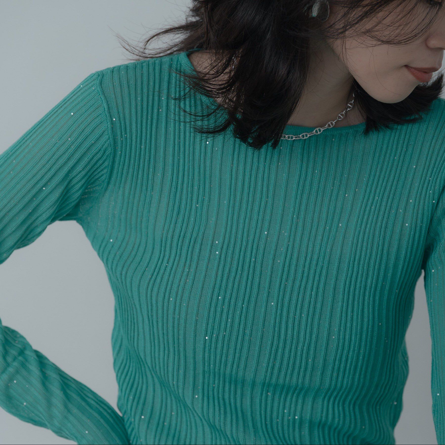 GALLEST「シアースパンコールニット」|ニット・セーター|