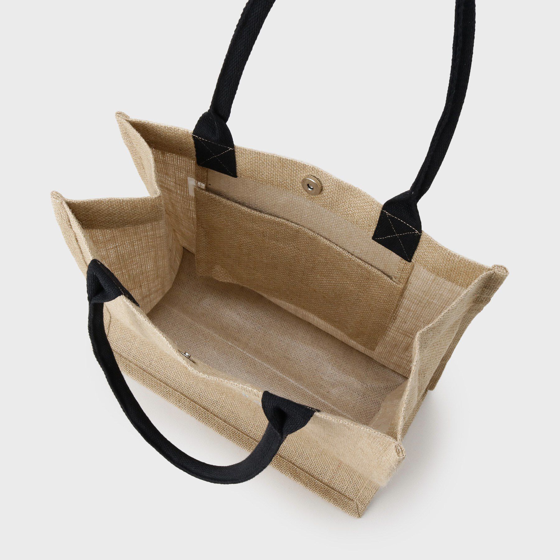 GALLEST「【A4サイズ収納・マチたっぷり】ジュートトートバッグ/エコバッグ」|トートバッグ|