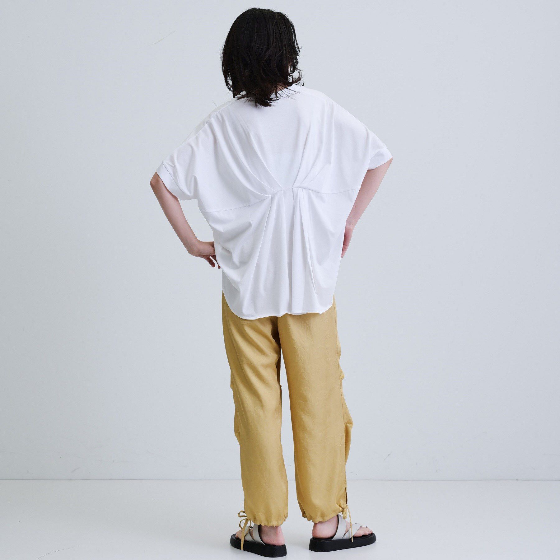 GALLEST「ギャザーポンチョカットソー」|Tシャツ・カットソー|