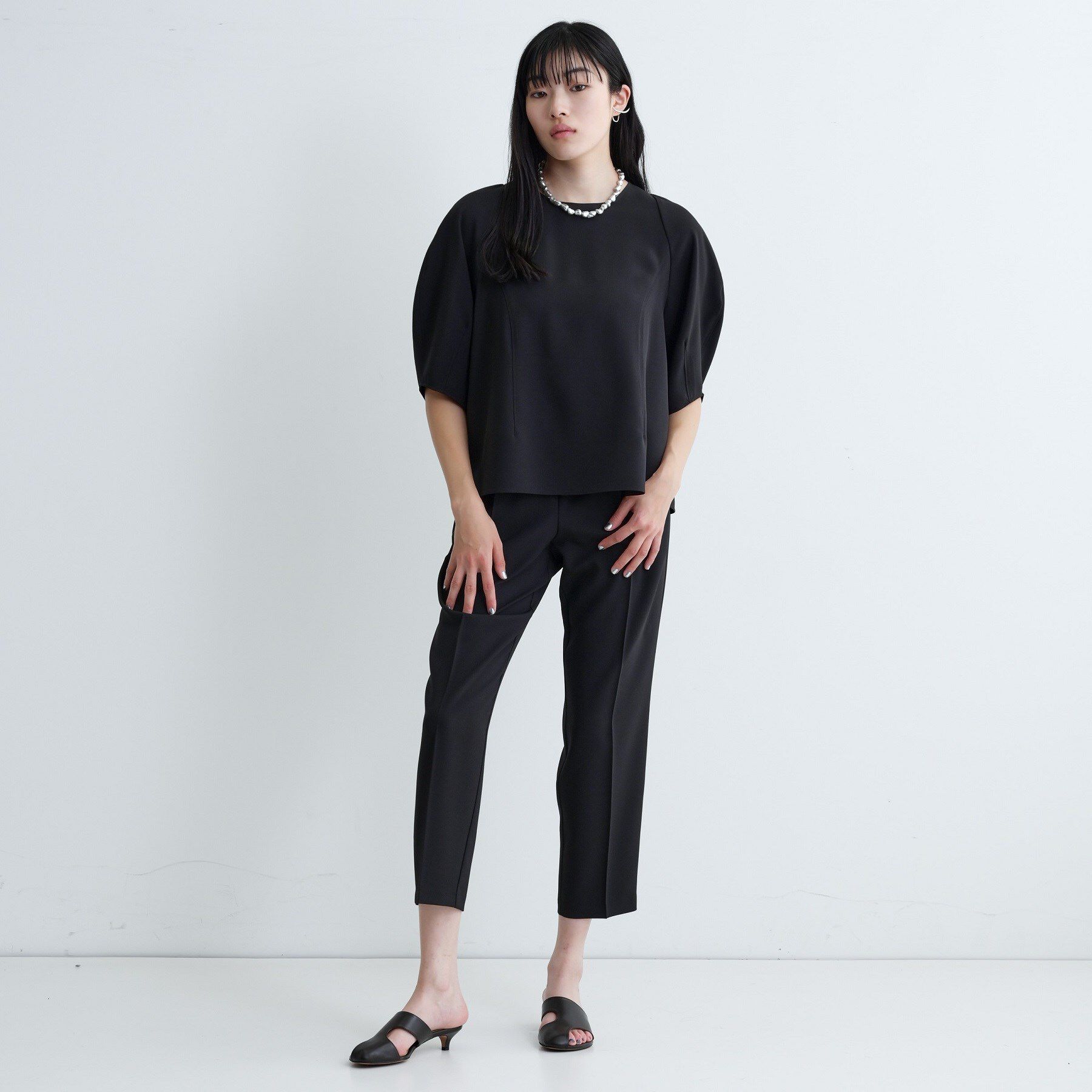 GALLEST「【セットアップ対応】バルーンスリーブブラウス【通勤・セレモニー】」|シャツ・ブラウス|