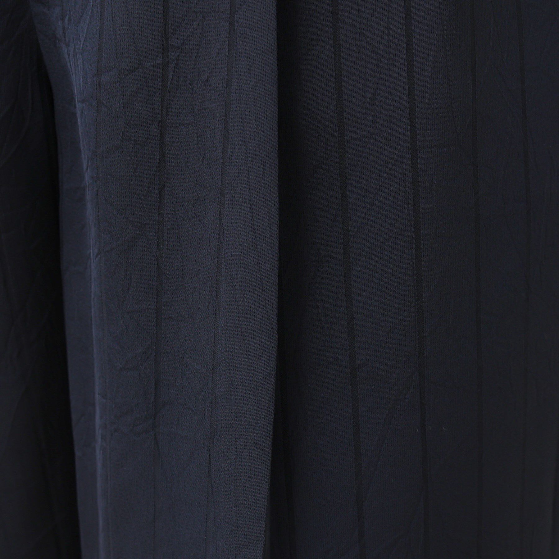 INDIVI「【洗える／UVケア／サッシュベルト付】ストライプ柄サテンテーパードパンツ」|その他|