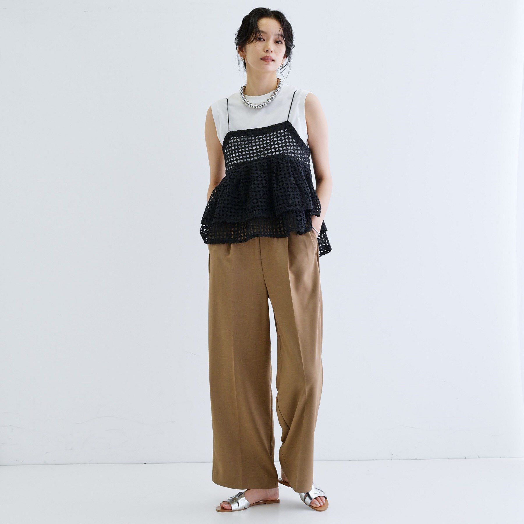 GALLEST「ティアードキャミSETカットソー」|Tシャツ・カットソー|