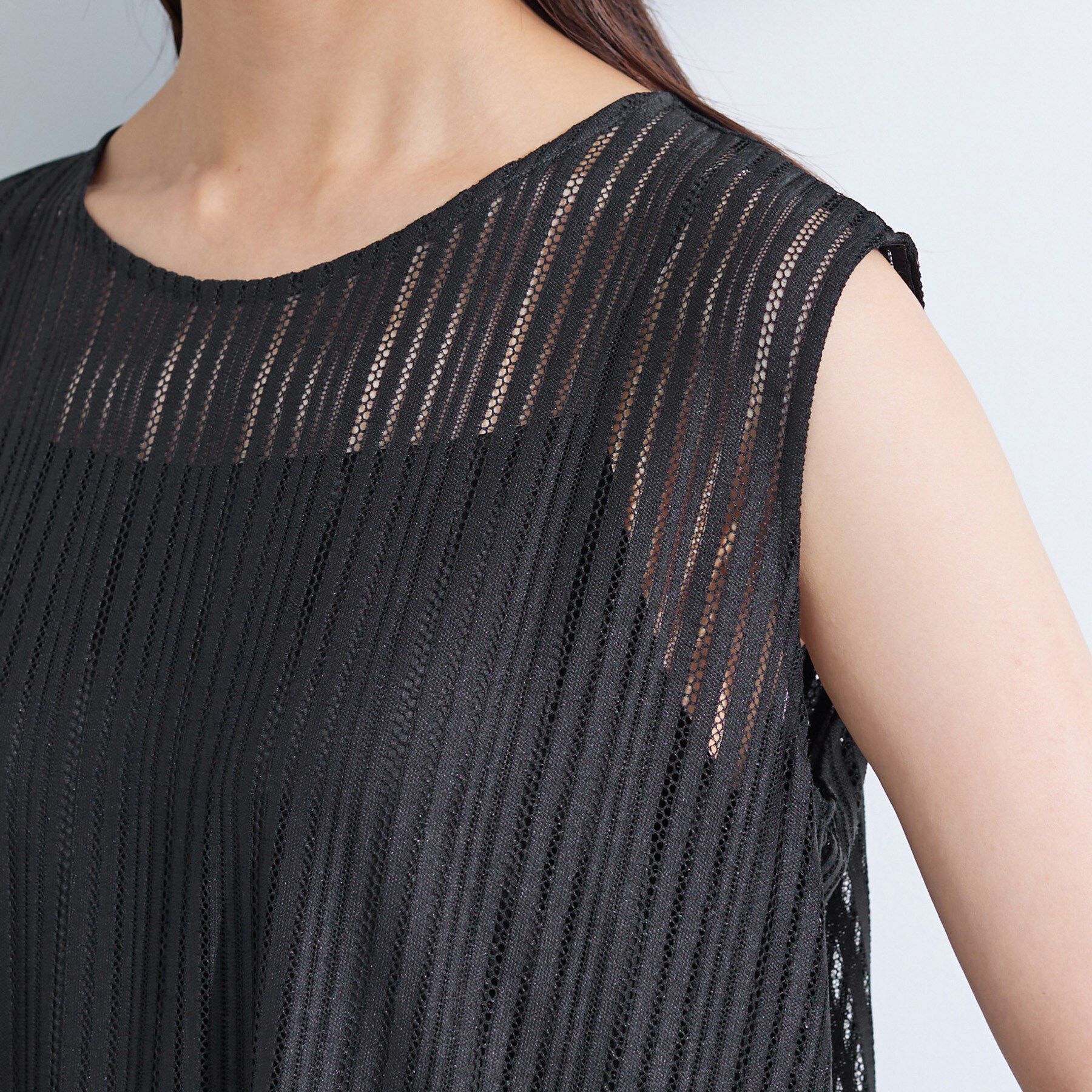 INDIVI「【洗える／セットアップ可能】ラッセルチュニック」|チュニック|