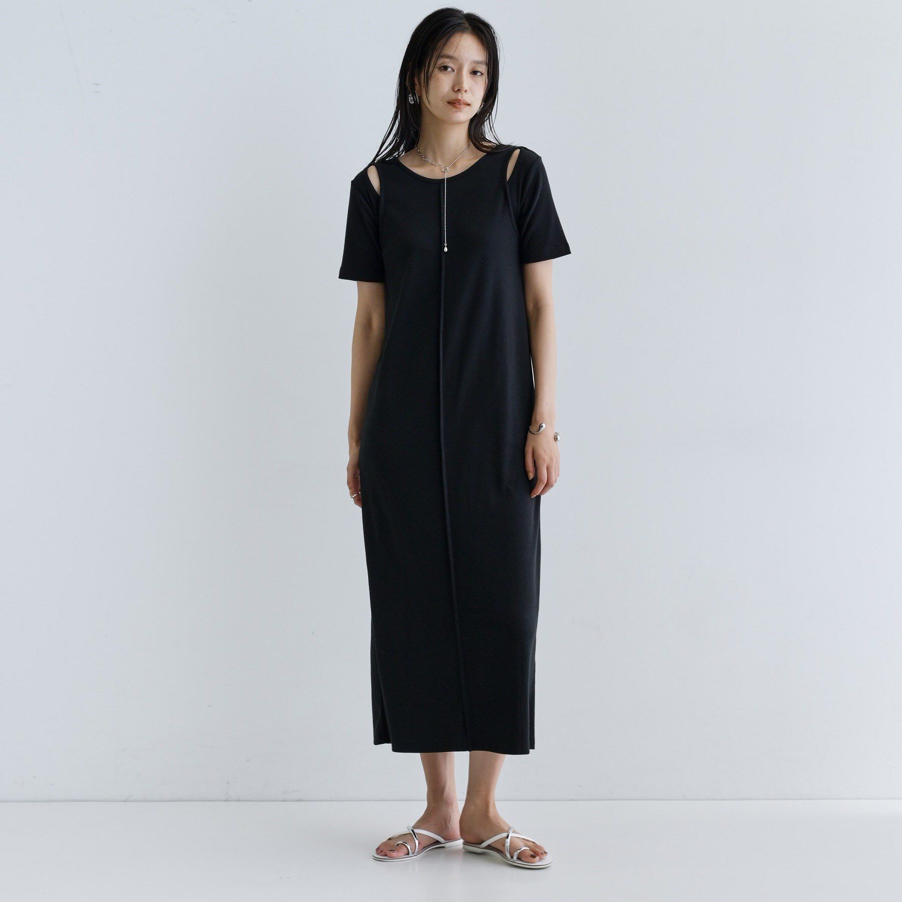 GALLEST「【一部店舗限定】リブカットソーワンピース」|ワンピース|