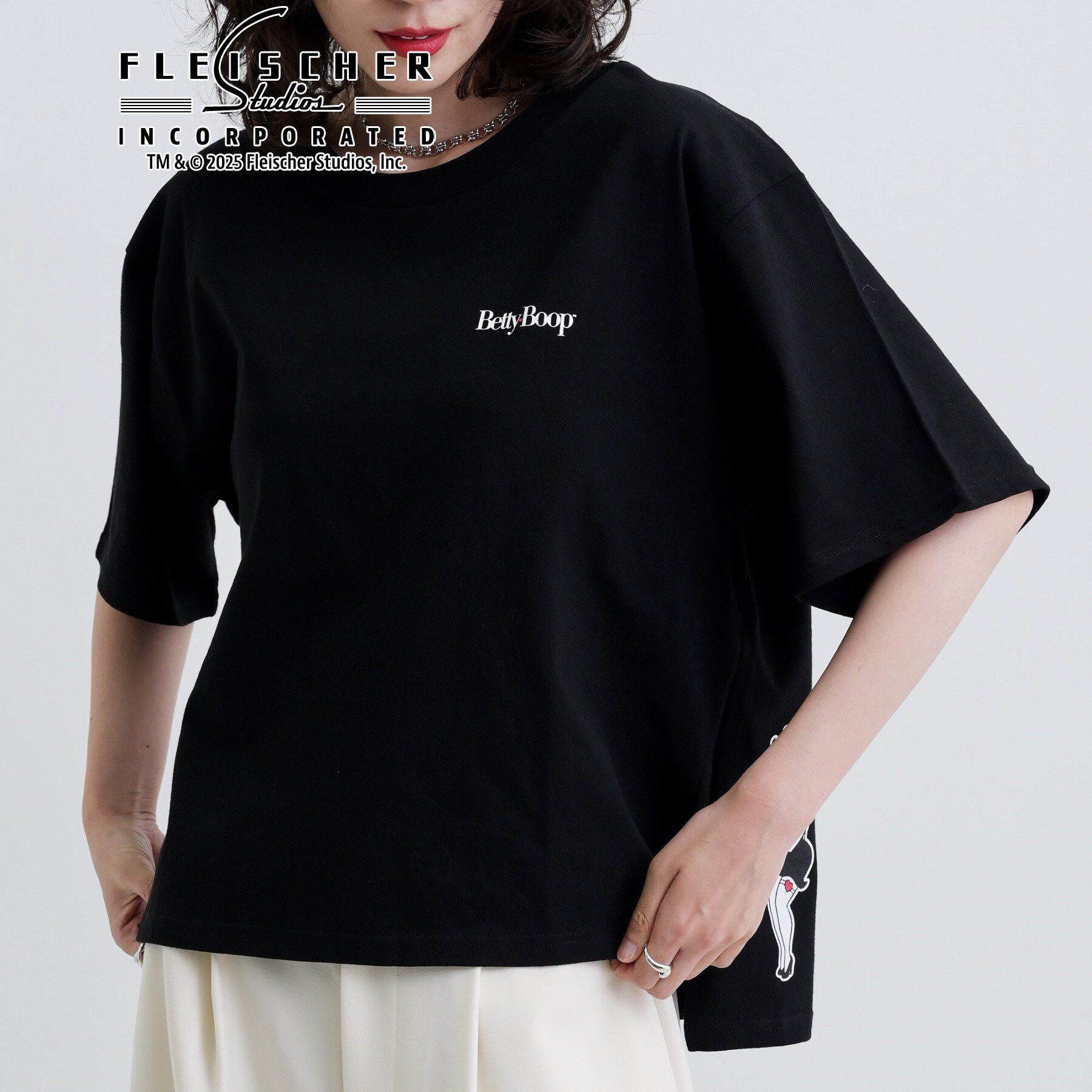 GALLEST「【Betty Boop(TM)】バックプリントワイドTシャツ」|Tシャツ・カットソー|