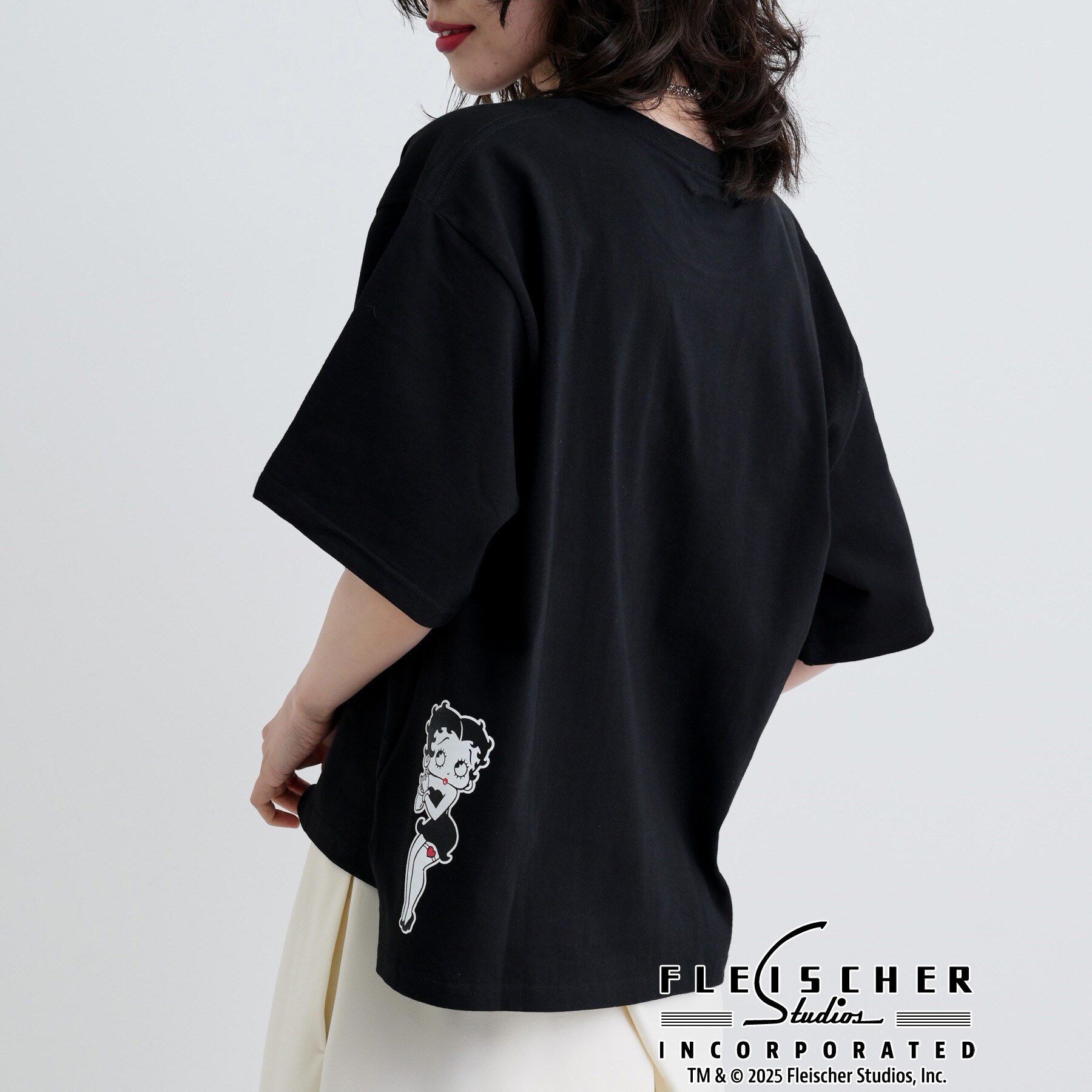 GALLEST「【Betty Boop(TM)】バックプリントワイドTシャツ」|Tシャツ・カットソー|