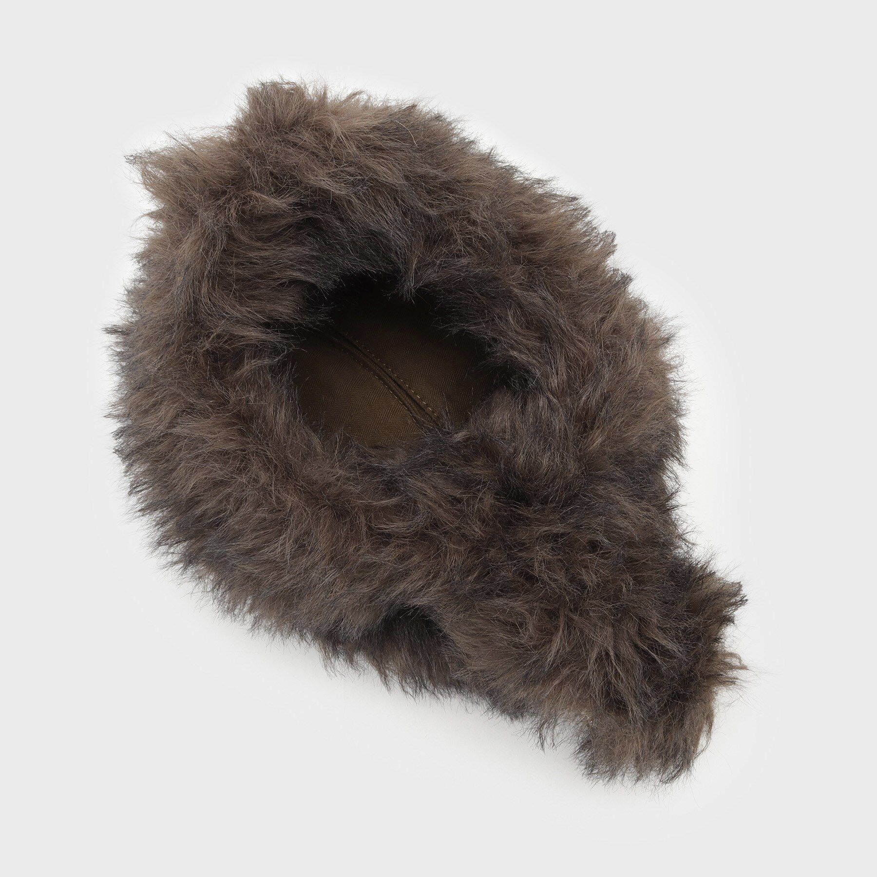 GALLEST「【LE VERNIS】ポワールフラッフィーファーバッグ」|ハンドバッグ|