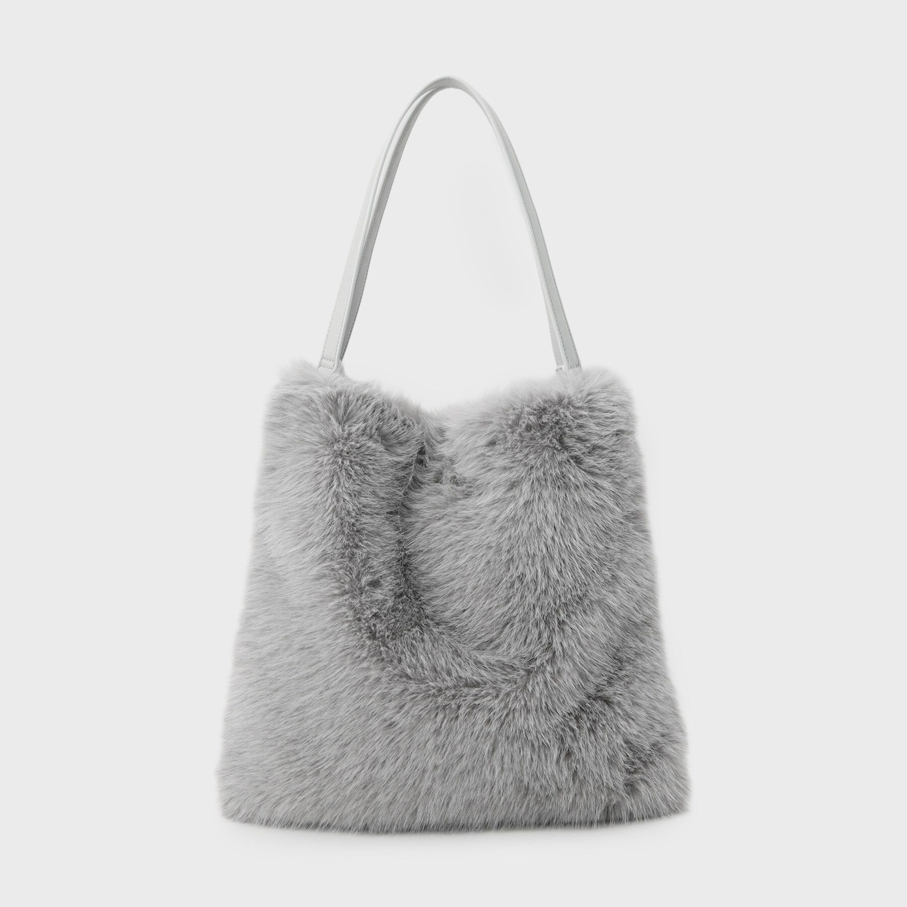 INDIVI「【2WAY】フェイクファートート」|トートバッグ|