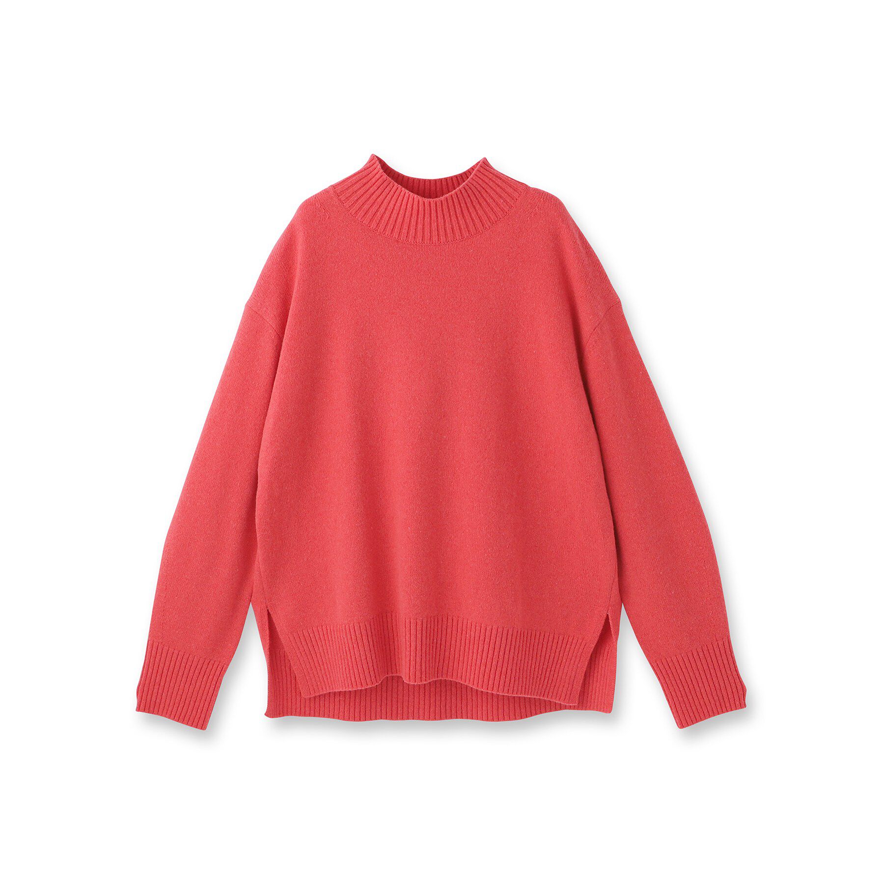 INDIVI「【カシミヤ混】ミドルゲージ ハイネックニット」|ニット・セーター|