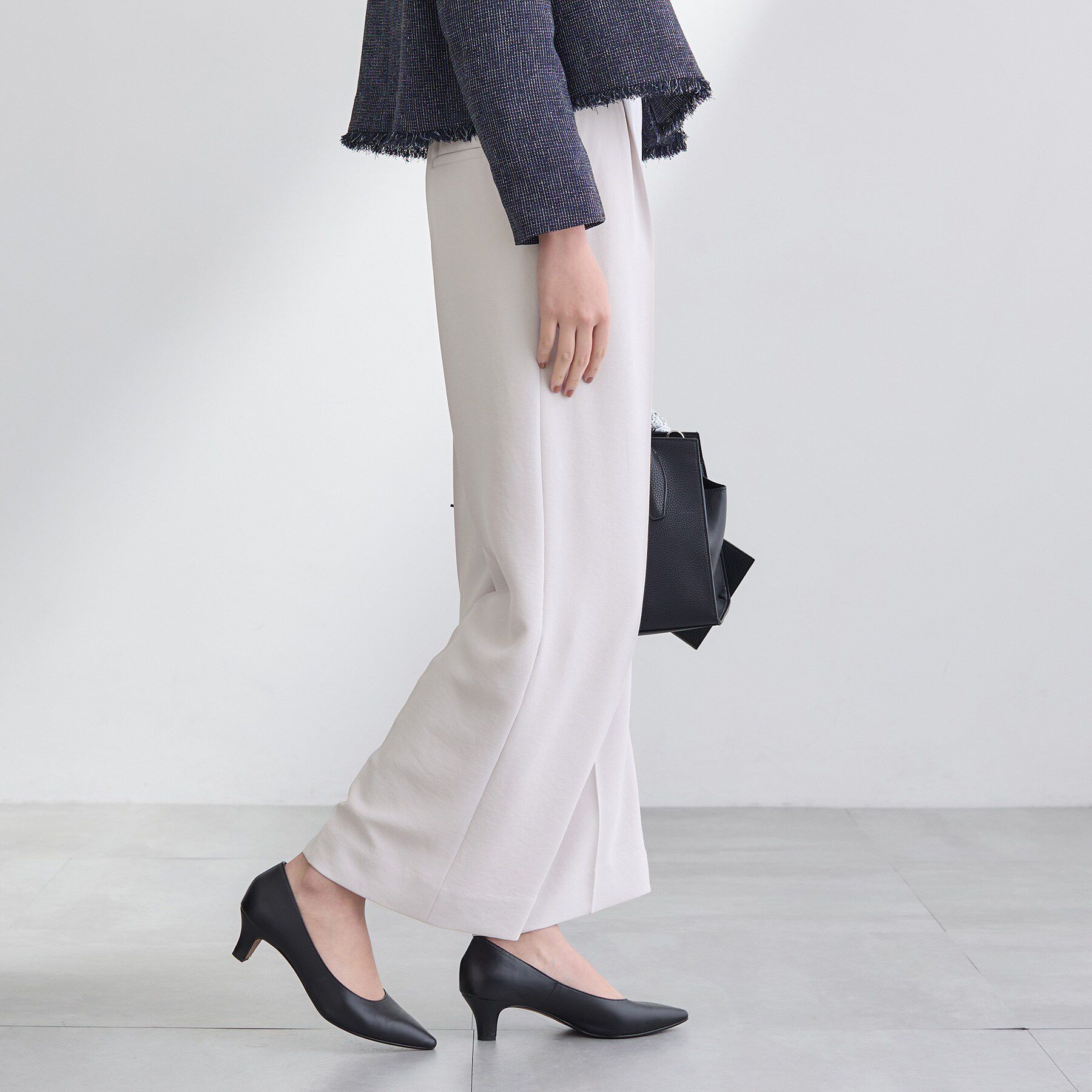 INDIVI「【洗える／UVケア／SETUP可】着る日傘ワイドパンツ」|その他|