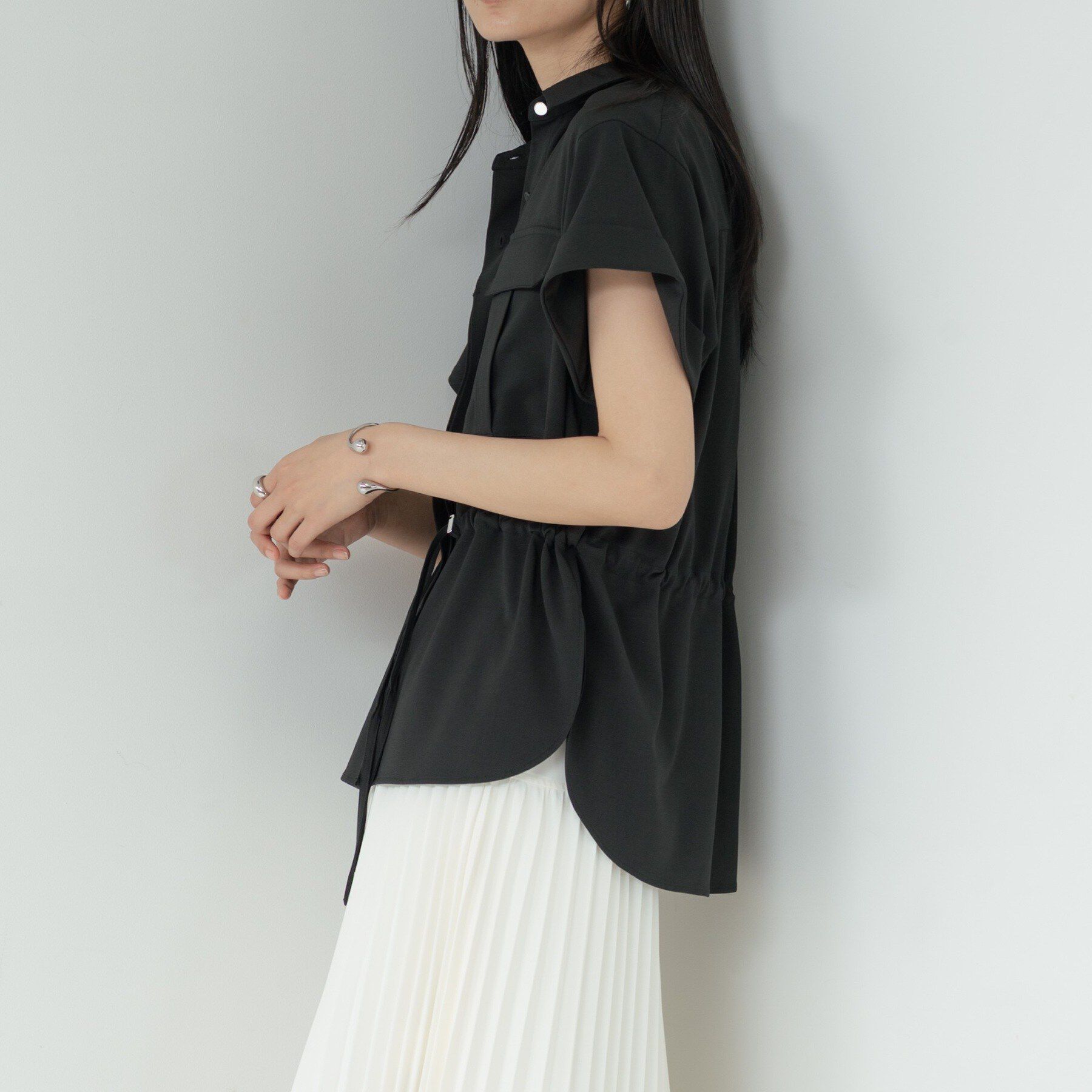 GALLEST「Comfy SET UP｜サファリシャツ【セットアップ対応／通勤／カセット服／接触冷感／UVカット】」|シャツ・ブラウス|