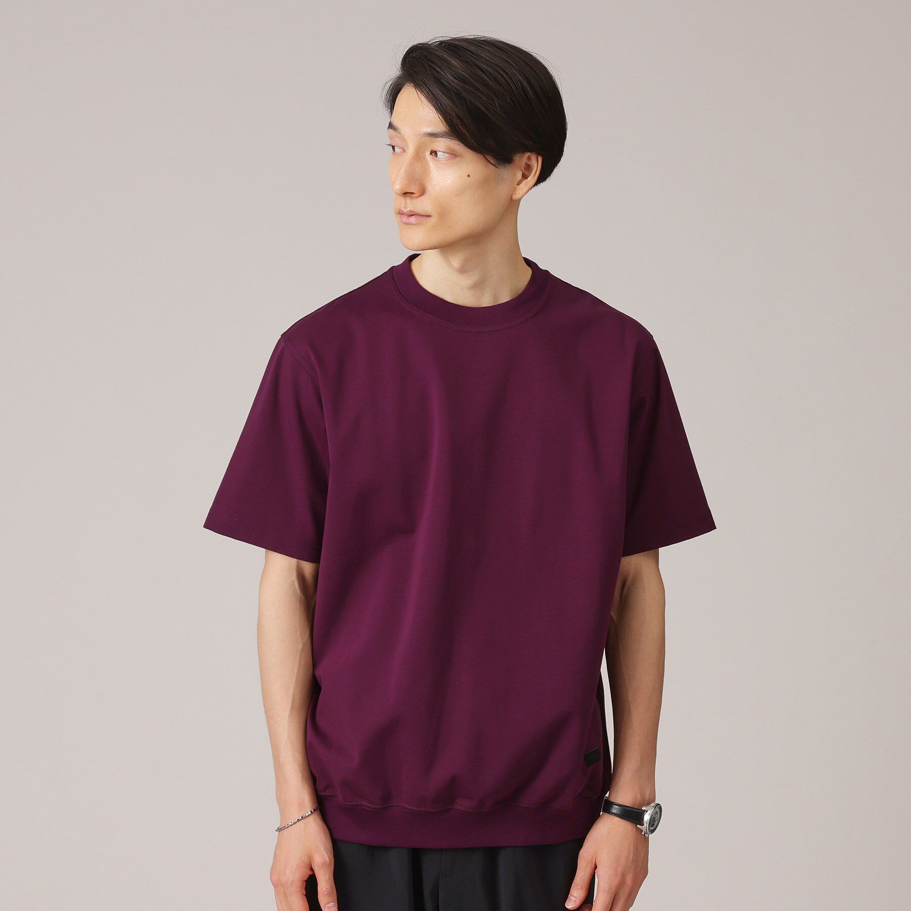 TAKEO KIKUCHI「【抗菌防臭／5サイズ展開】ハイゲージポンチ Tシャツ」|Tシャツ・カットソー|