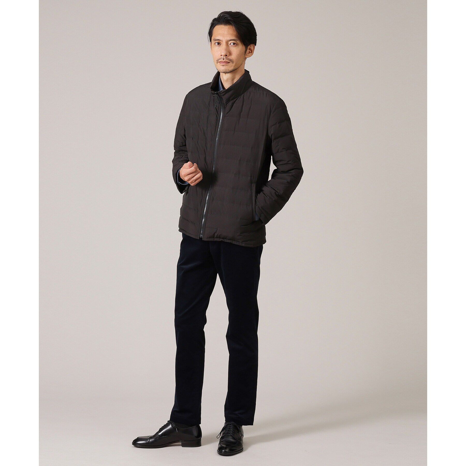 TAKEO KIKUCHI「【3WAY】ドビー ダウンライナー付 ブルゾン」|ブルゾン・スタジャン|